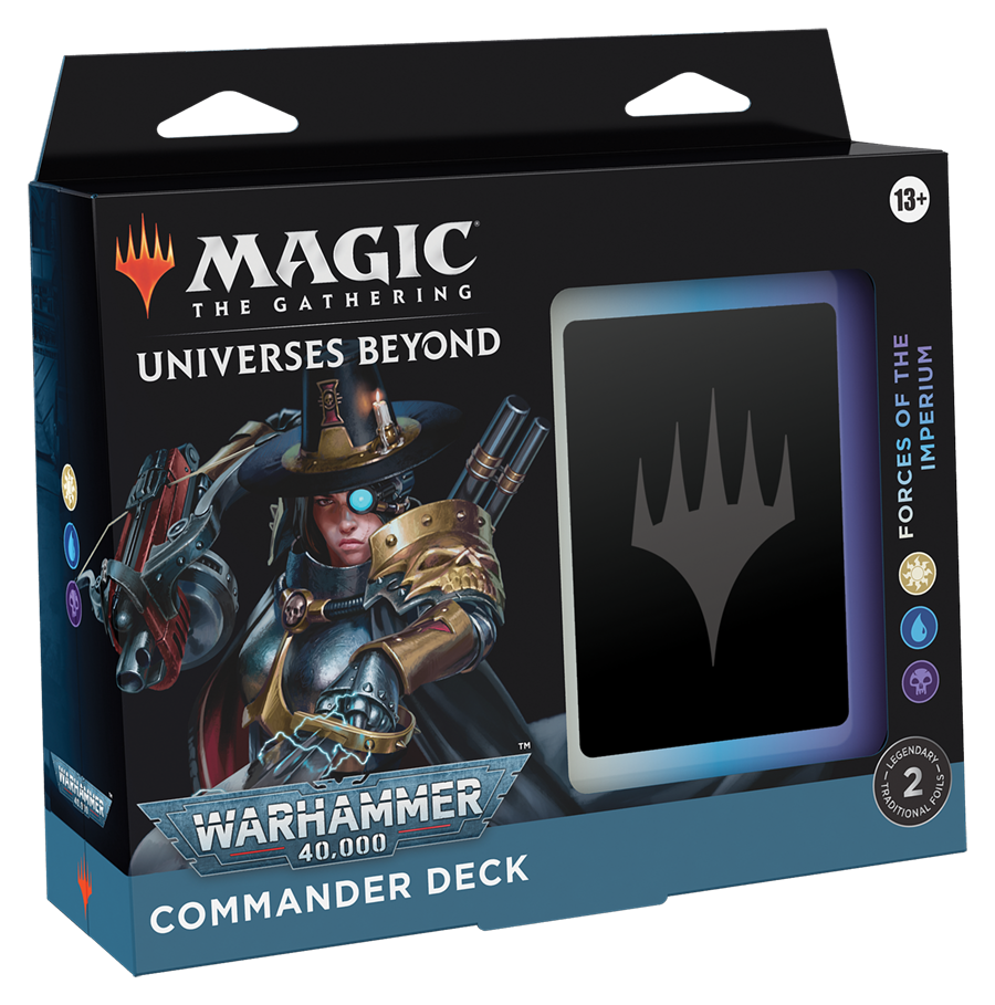 Hot Sale The Gathering - Universes Beyond: Warhammer 40.000 - Commander Deck (Forces of the Imperium)