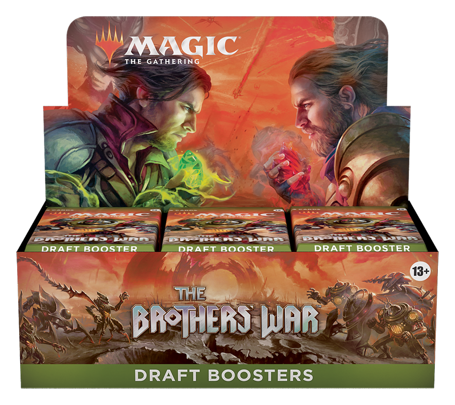 Hot Sale The Gathering - The Brothers' War - Draft Booster Display