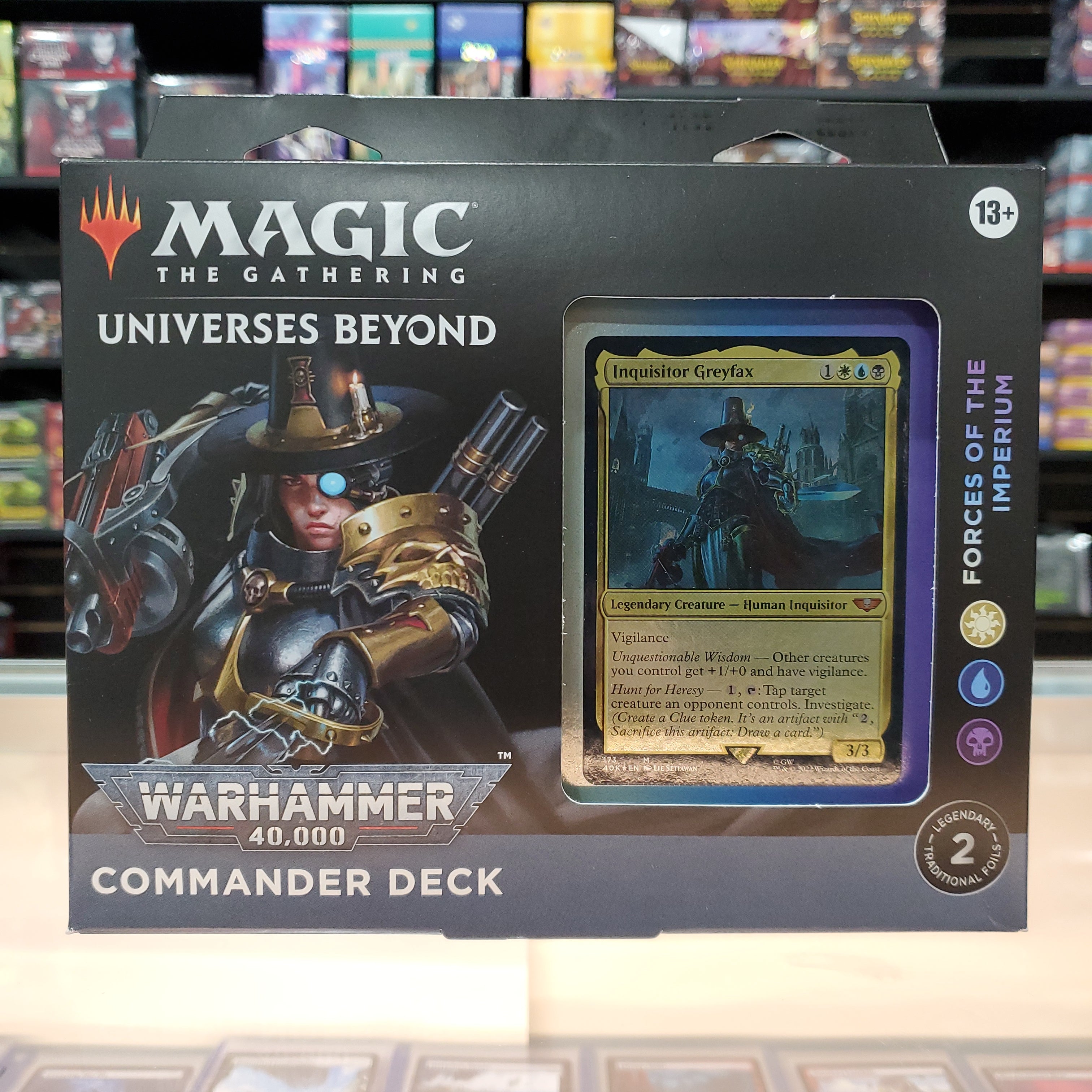 Hot Sale The Gathering - Universes Beyond: Warhammer 40.000 - Commander Deck (Forces of the Imperium)