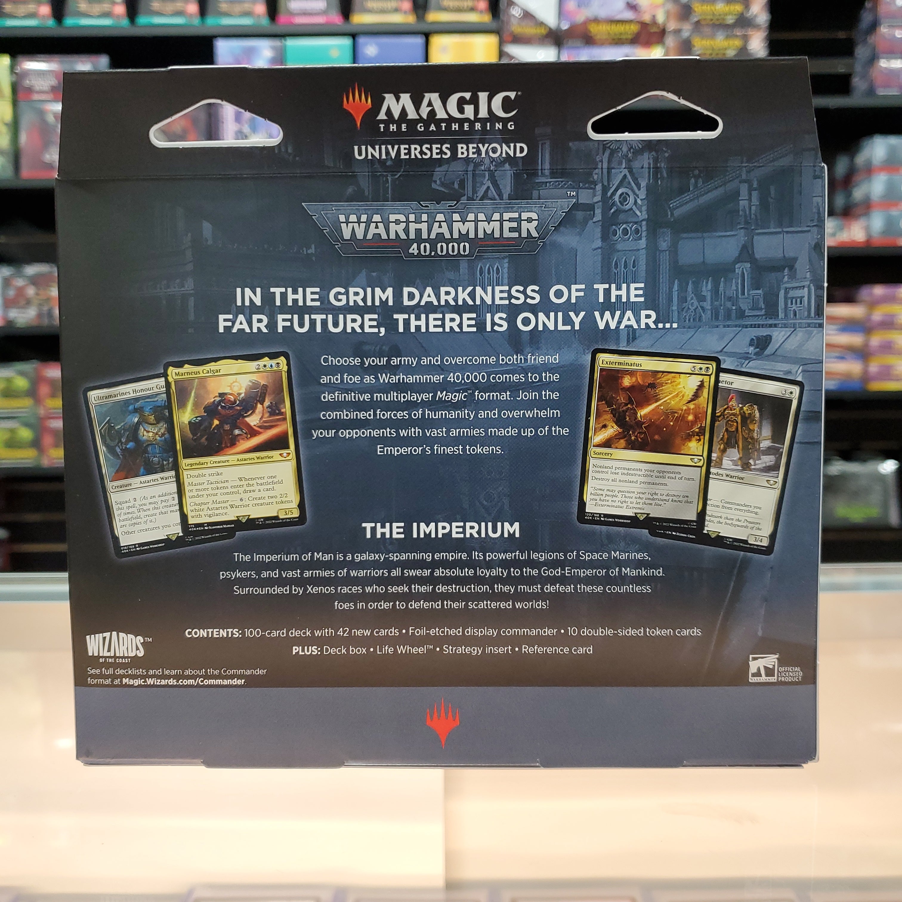 Hot Sale The Gathering - Universes Beyond: Warhammer 40.000 - Commander Deck (Forces of the Imperium)