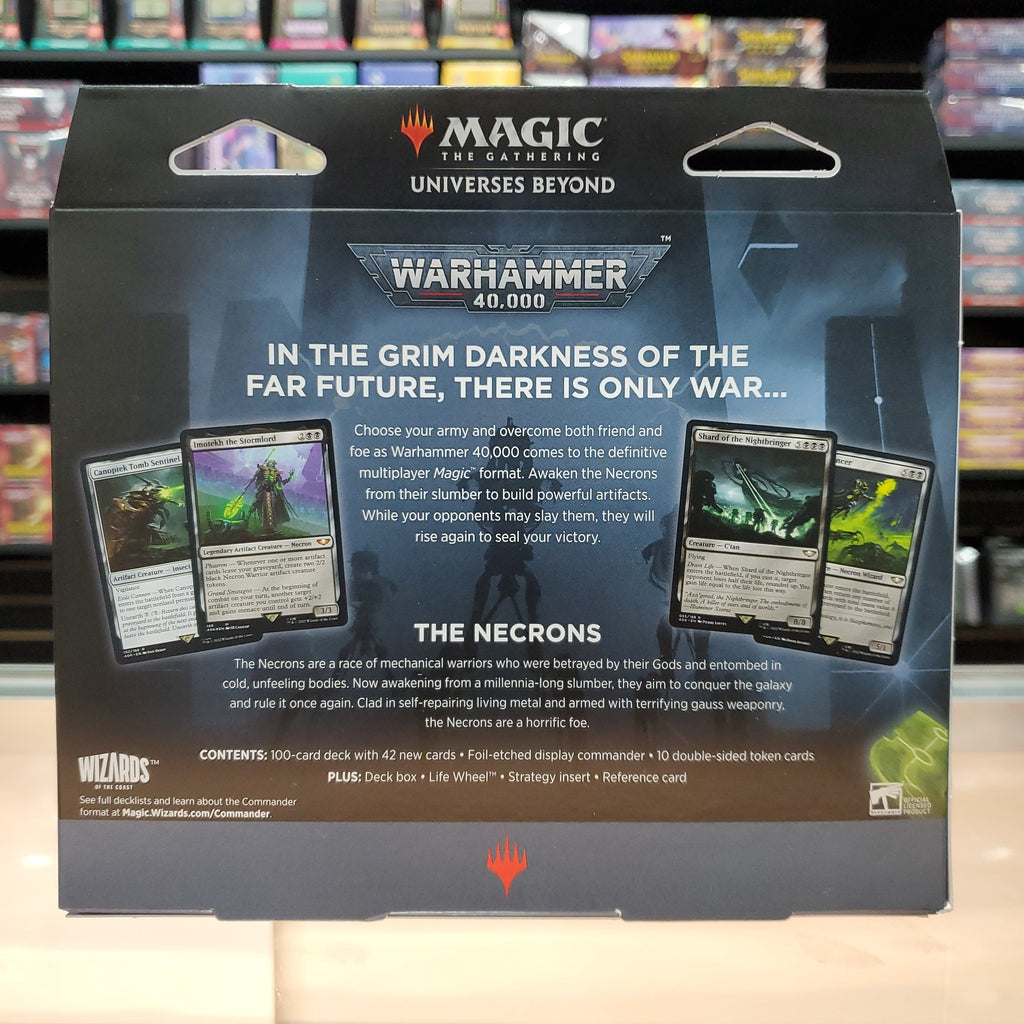 Hot Sale The Gathering - Universes Beyond: Warhammer 40.000 - Commander Deck (Necron Dynasties)