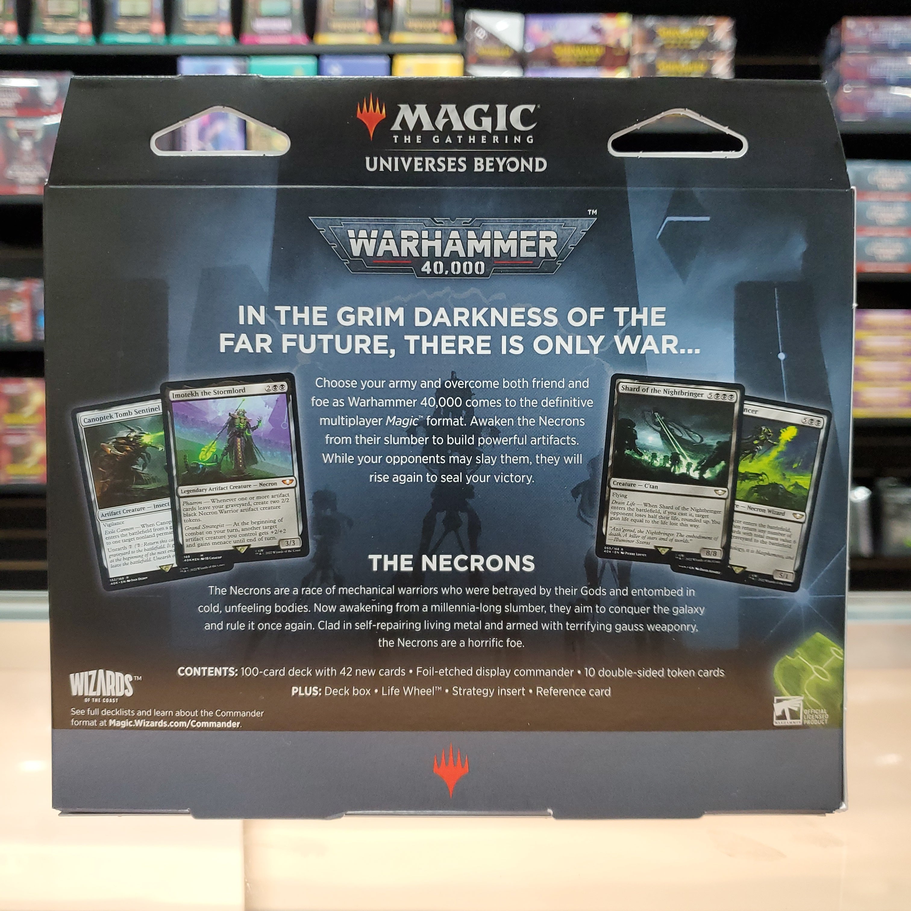 Hot Sale The Gathering - Universes Beyond: Warhammer 40.000 - Commander Deck (Necron Dynasties)