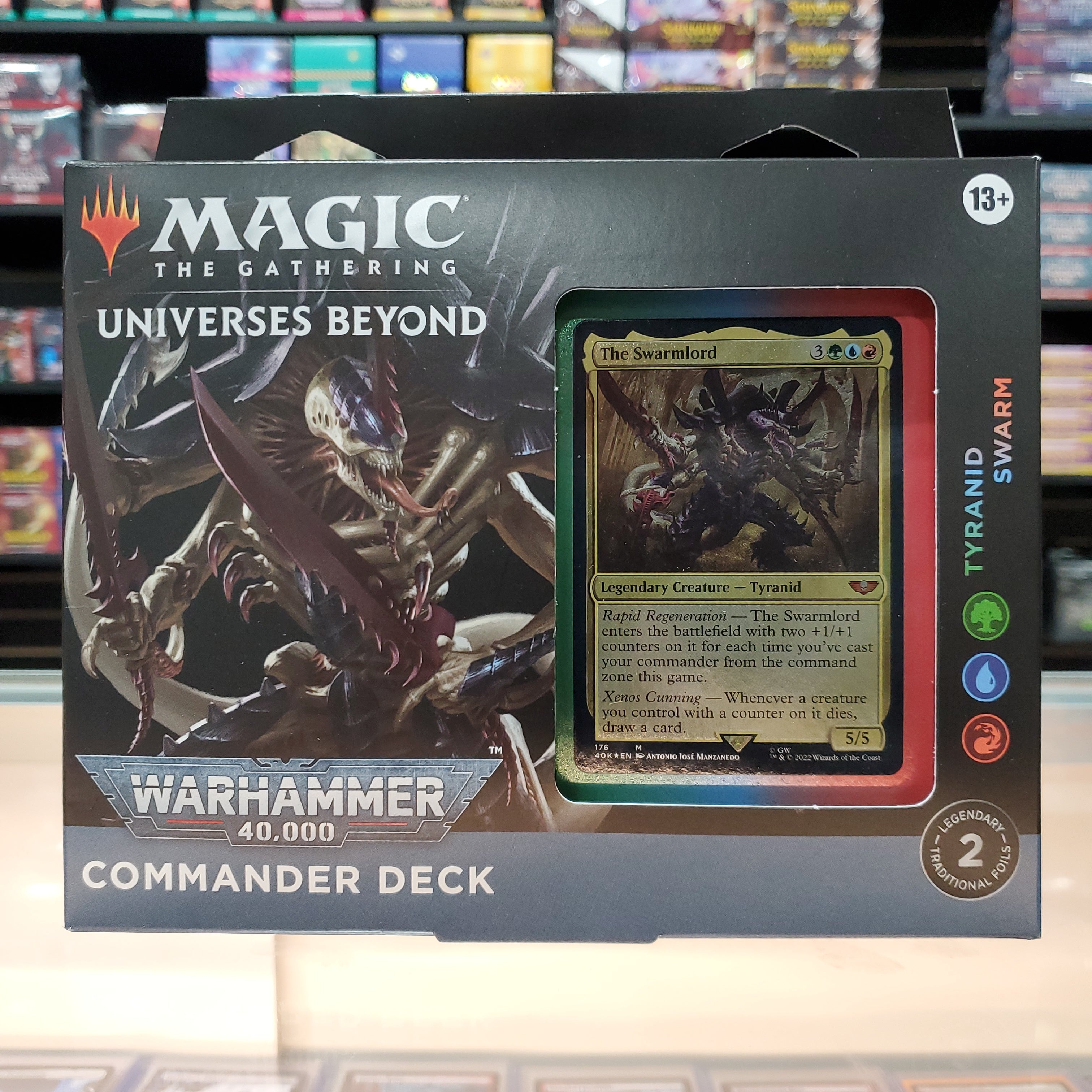 Hot Sale The Gathering - Universes Beyond: Warhammer 40.000 - Commander Deck (Tyranid Swarm)