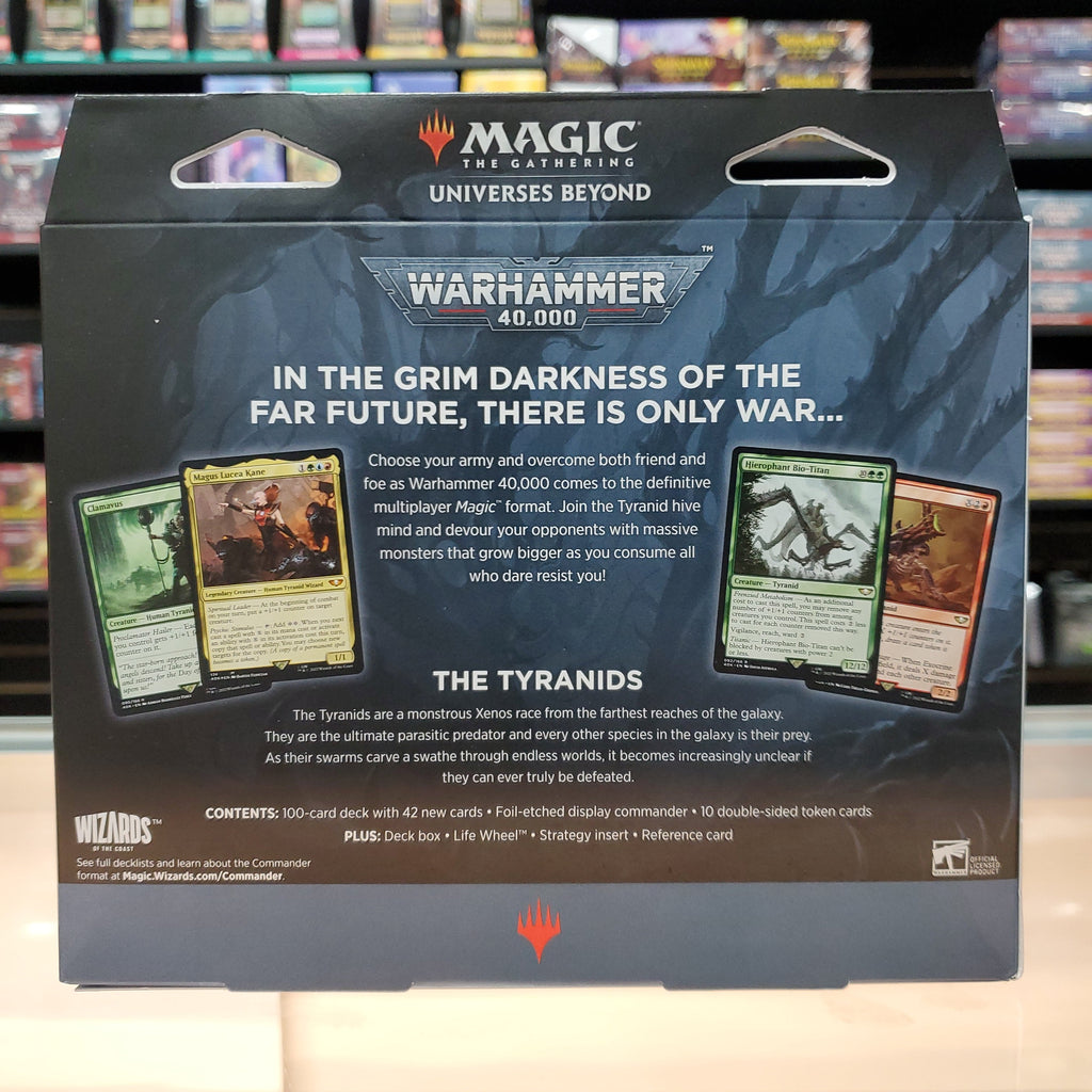 Hot Sale The Gathering - Universes Beyond: Warhammer 40.000 - Commander Deck (Tyranid Swarm)