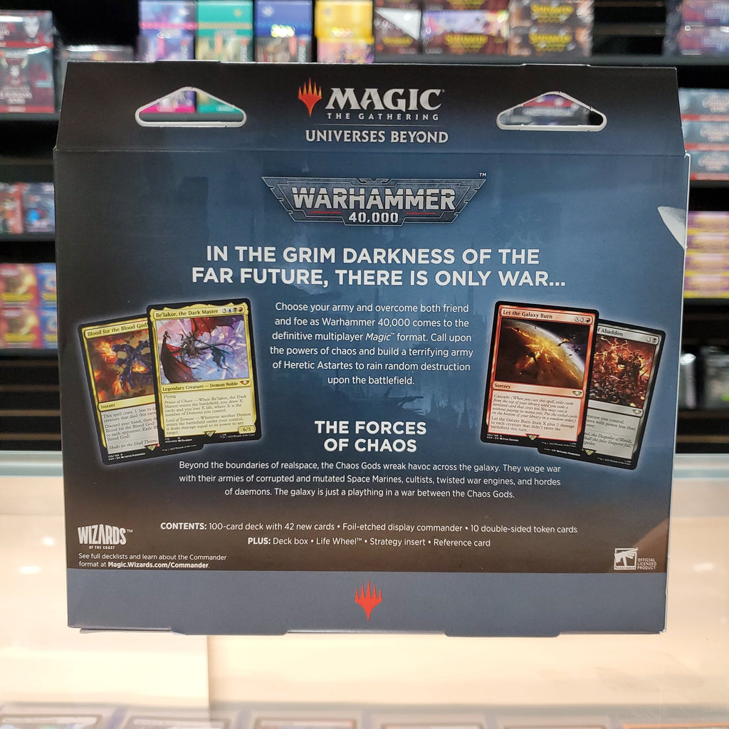 Hot Sale The Gathering - Universes Beyond: Warhammer 40.000 - Commander Deck (The Ruinous Powers)