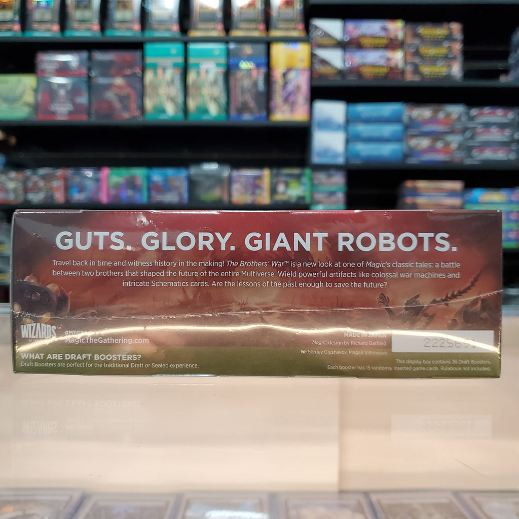 Hot Sale The Gathering - The Brothers' War - Draft Booster Display
