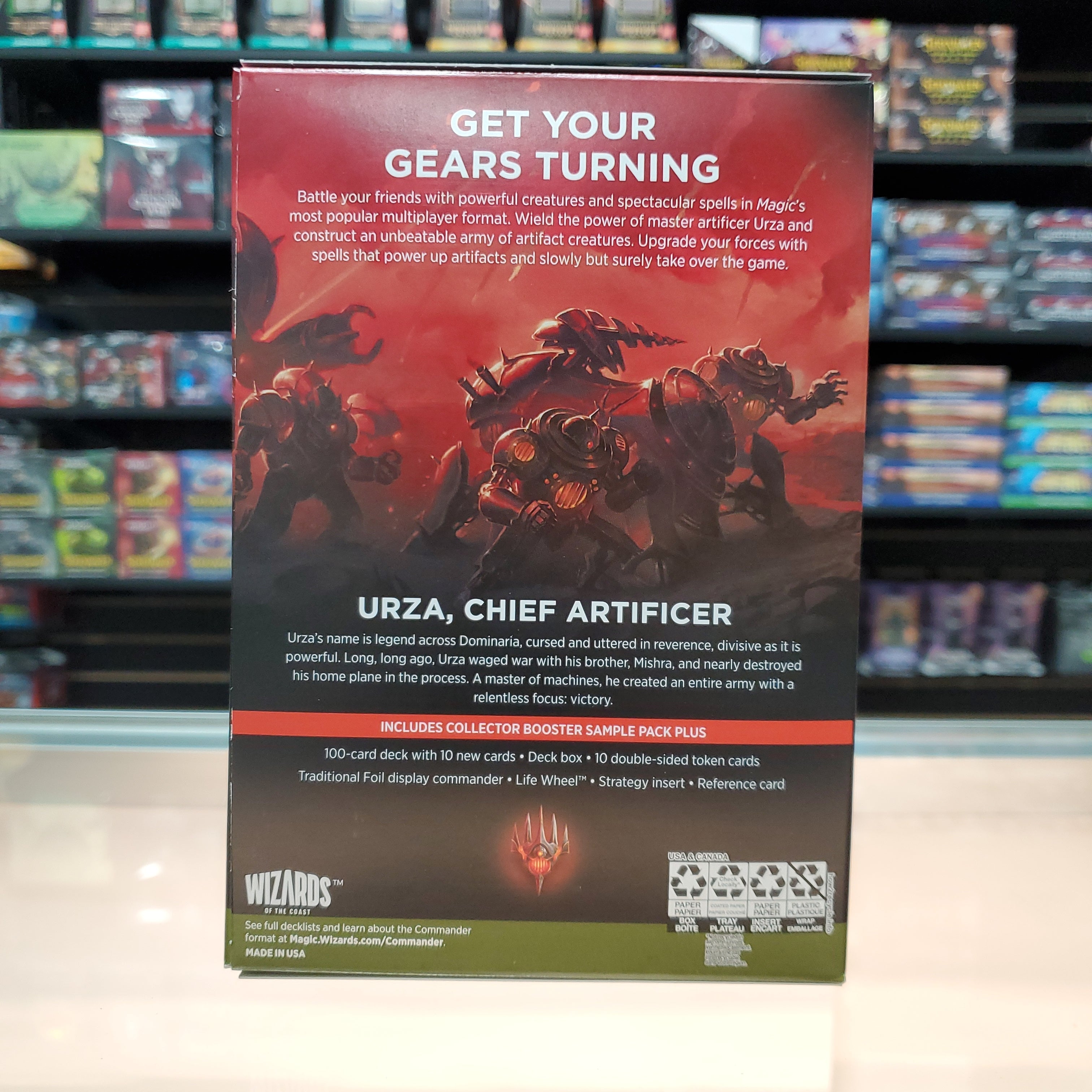 Hot Sale The Gathering - The Brothers' War - Commander Deck (Urza's Iron Alliance)