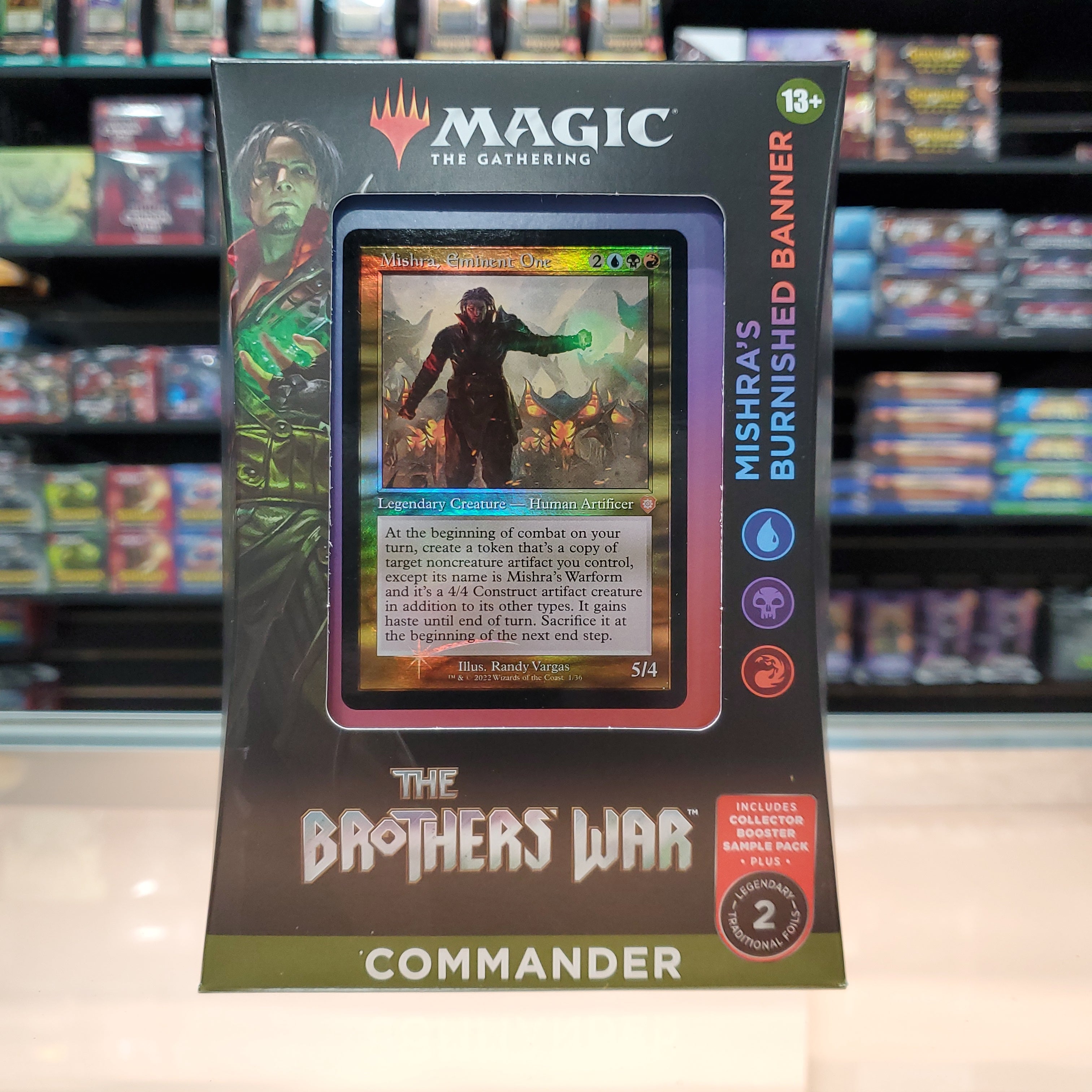 Hot Sale The Gathering - The Brothers' War - Commander Deck (Mishra's Burnished Banner)