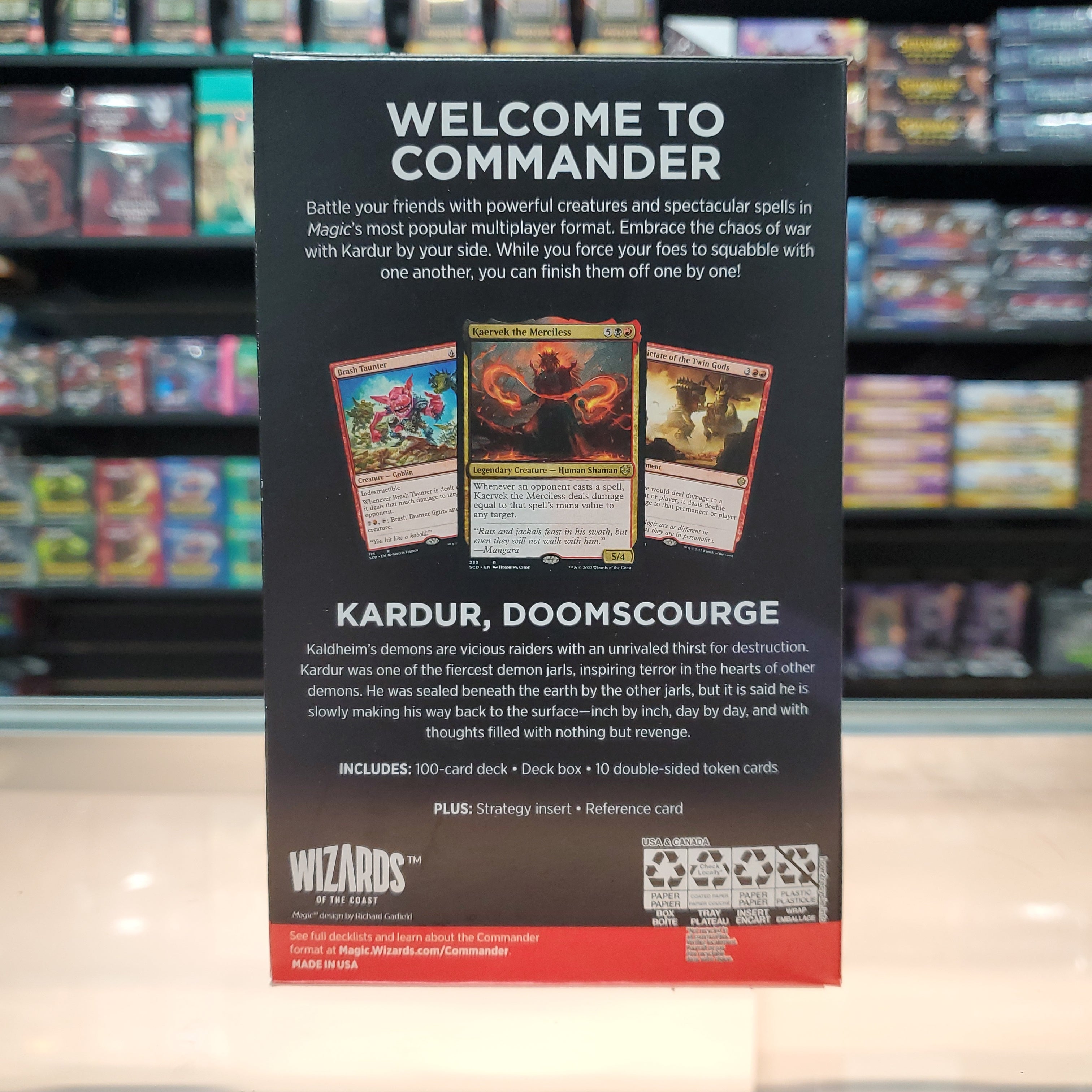 Hot Sale The Gathering - Starter Commander Deck (Chaos Incarnate)