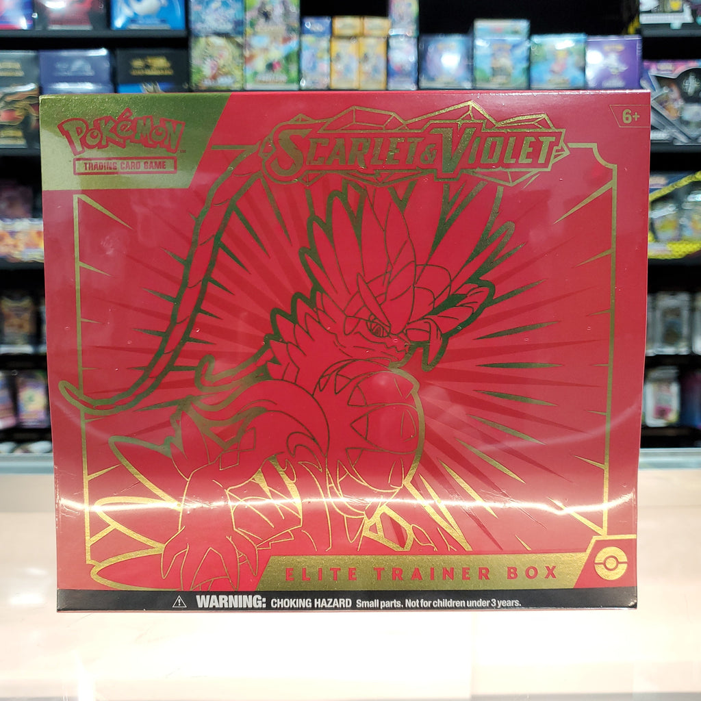 Hot Sale : Scarlet & Violet - Elite Trainer Box (Koraidon)