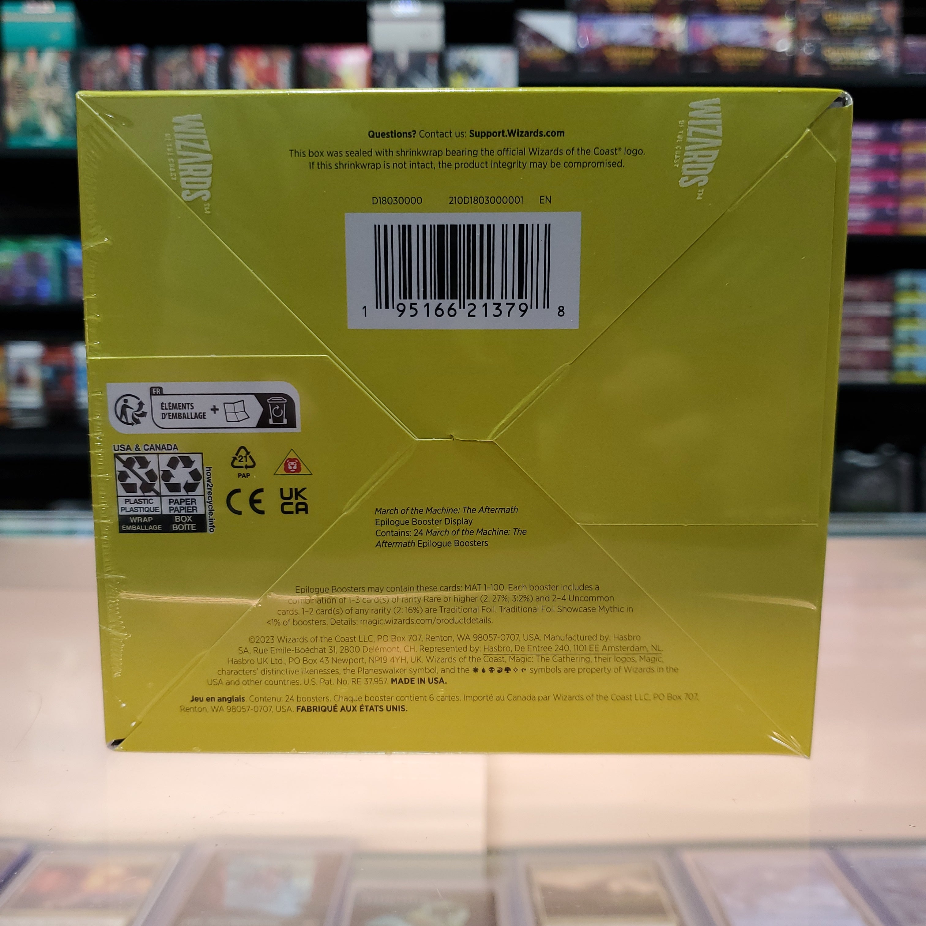 Hot Sale The Gathering - March of the Machine: The Aftermath - Epilogue Booster Display