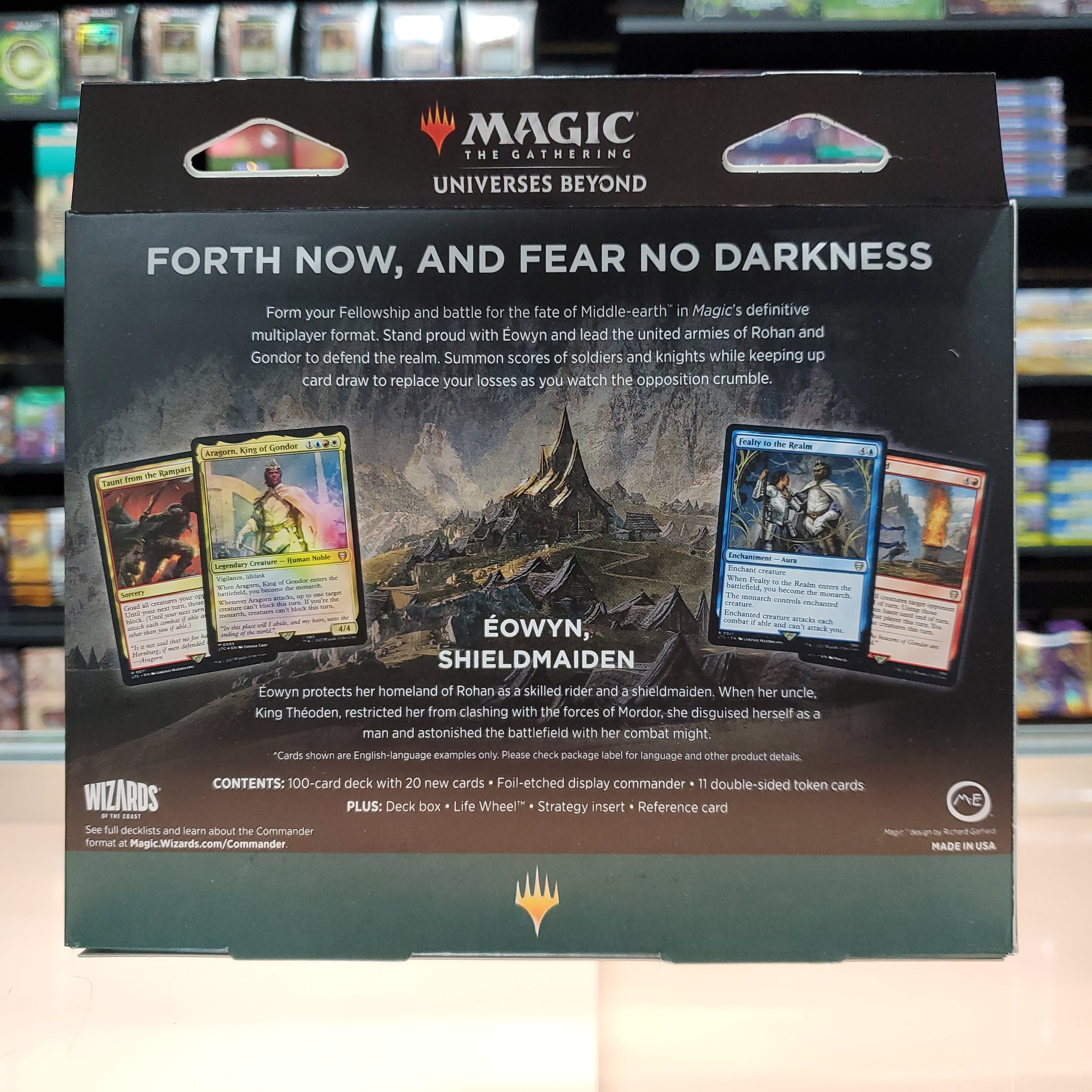 Hot Sale The Gathering - The Lord of the Rings: Tales of Middle-earth - Commander Deck (Riders of Rohan)