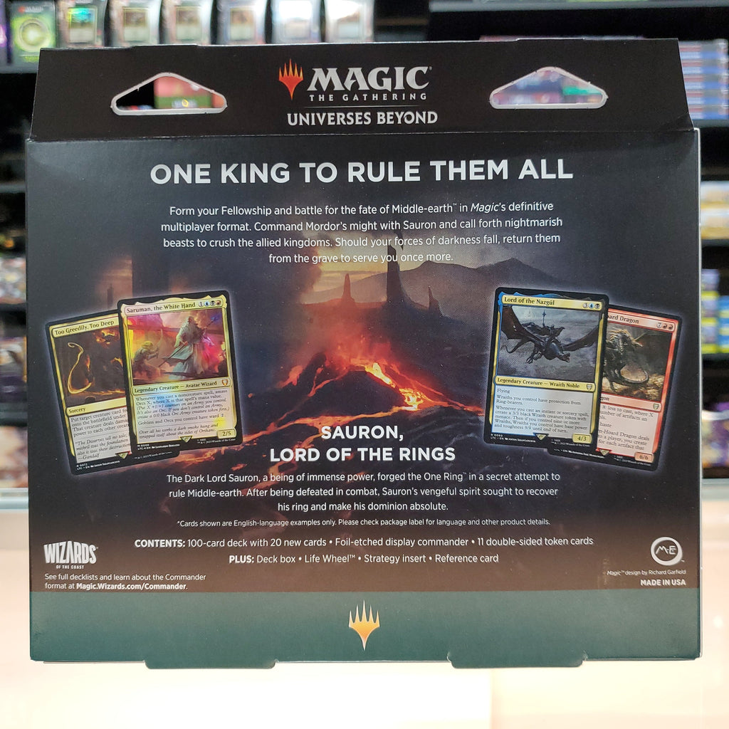 Hot Sale The Gathering - The Lord of the Rings: Tales of Middle-earth - Commander Deck (The Hosts of Mordor)