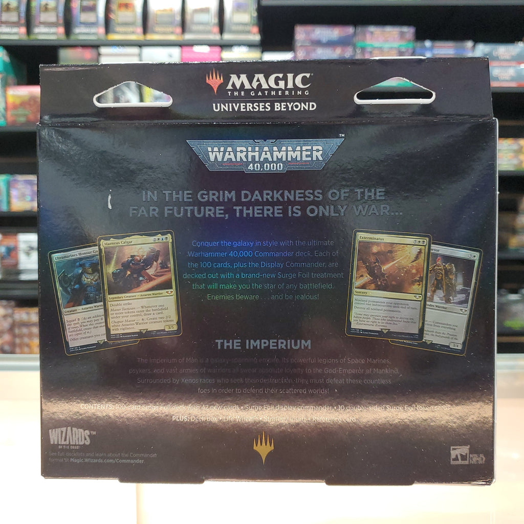 Hot Sale The Gathering - Universes Beyond: Warhammer 40.000 - Commander Deck (Forces of the Imperium - Collector's Edition)