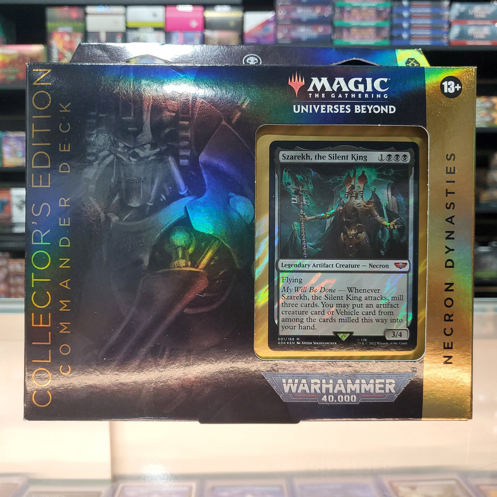 Hot Sale The Gathering - Universes Beyond: Warhammer 40.000 - Commander Deck (Necron Dynasties - Collector's Edition)