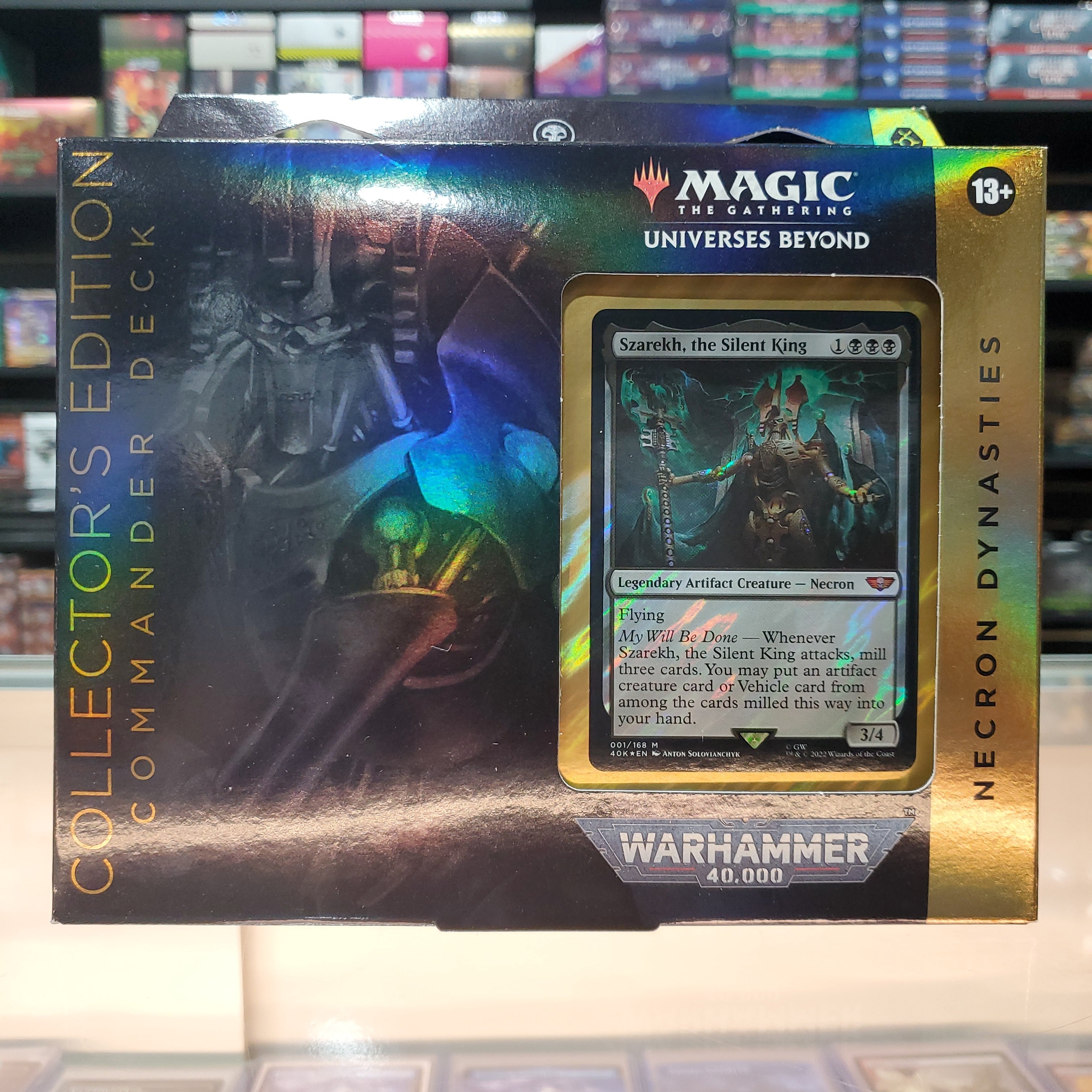 Hot Sale The Gathering - Universes Beyond: Warhammer 40.000 - Commander Deck (Necron Dynasties - Collector's Edition)