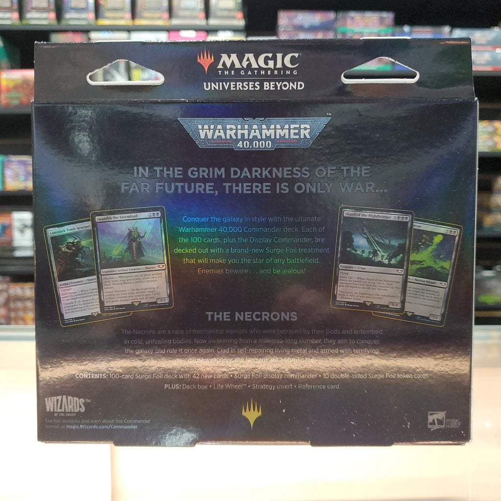 Hot Sale The Gathering - Universes Beyond: Warhammer 40.000 - Commander Deck (Necron Dynasties - Collector's Edition)