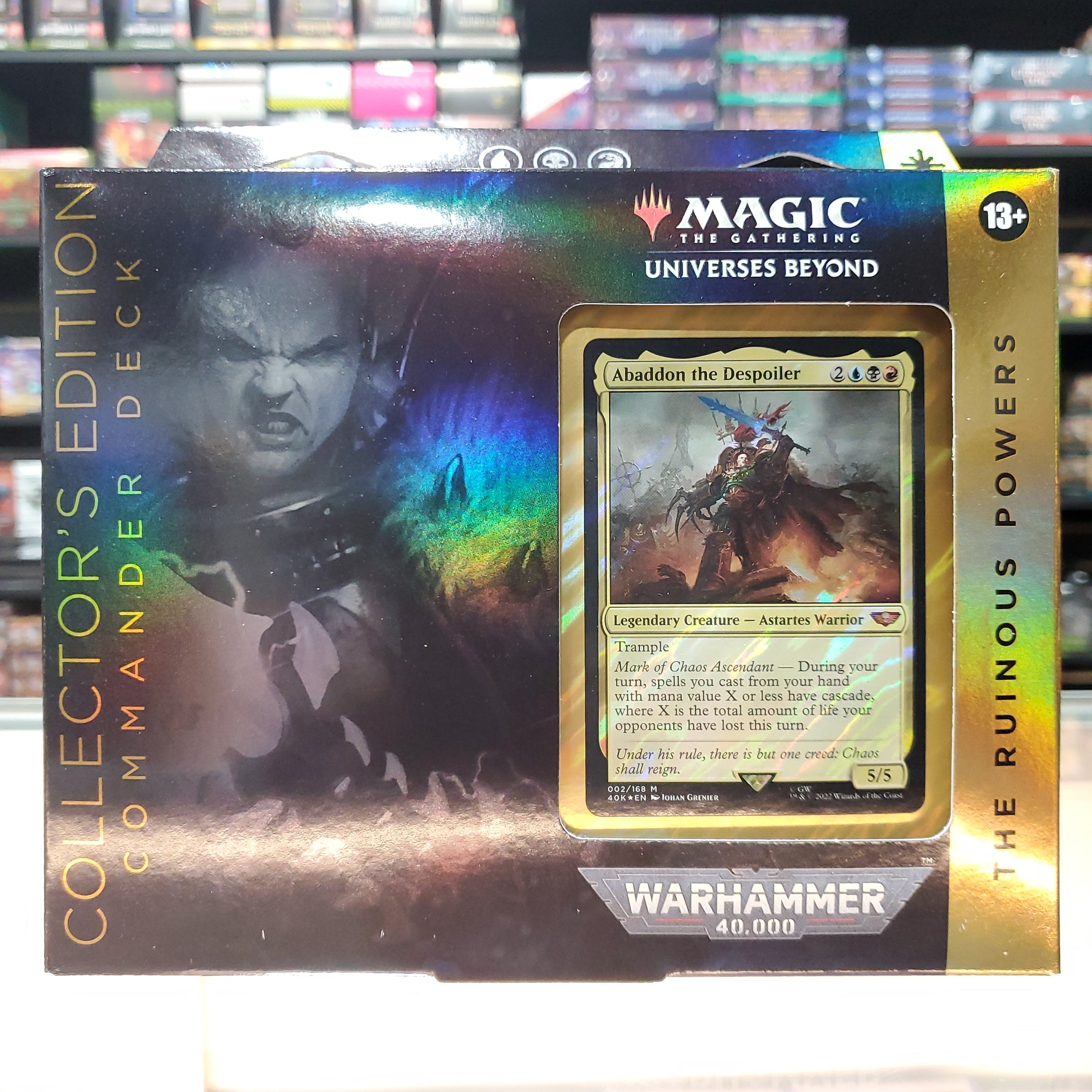 Hot Sale The Gathering - Universes Beyond: Warhammer 40.000 - Commander Deck (The Ruinous Powers - Collector's Edition)