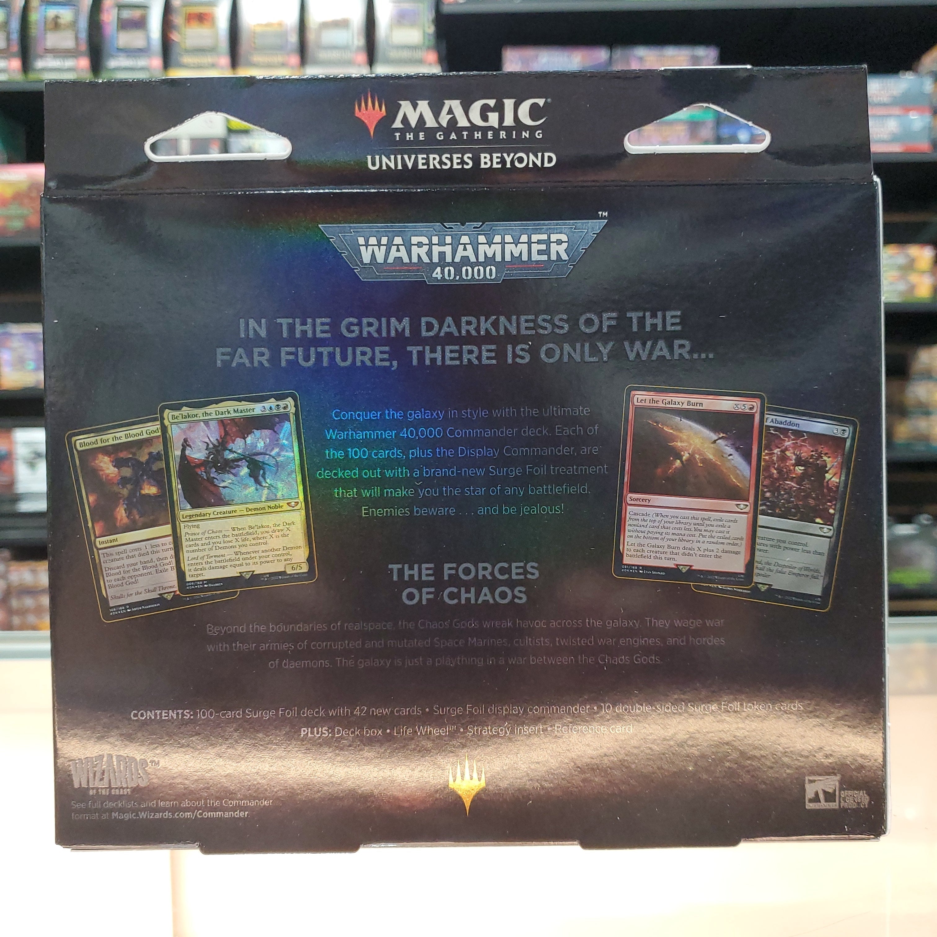 Hot Sale The Gathering - Universes Beyond: Warhammer 40.000 - Commander Deck (The Ruinous Powers - Collector's Edition)
