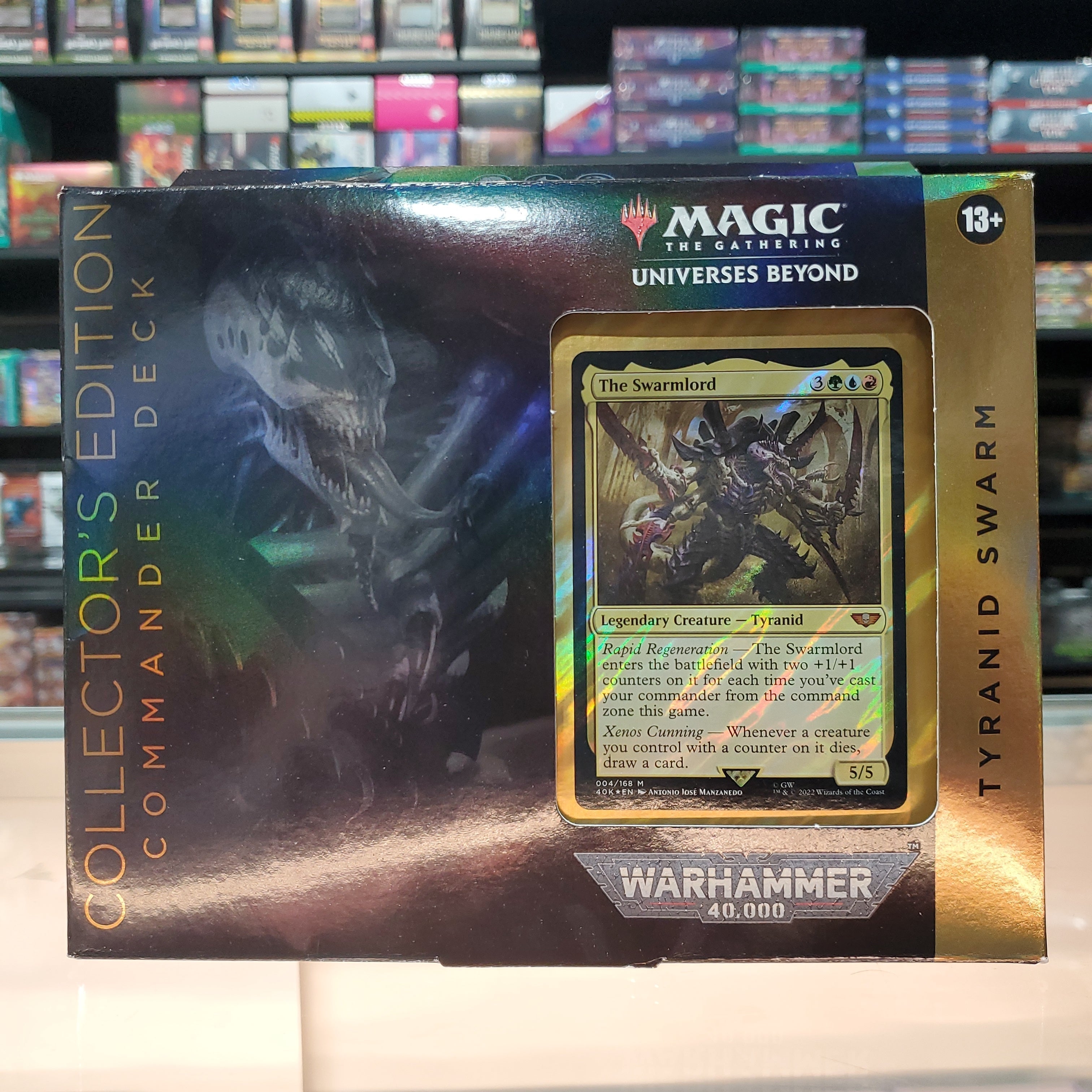 Hot Sale The Gathering - Universes Beyond: Warhammer 40.000 - Commander Deck (Tyranid Swarm - Collector's Edition)
