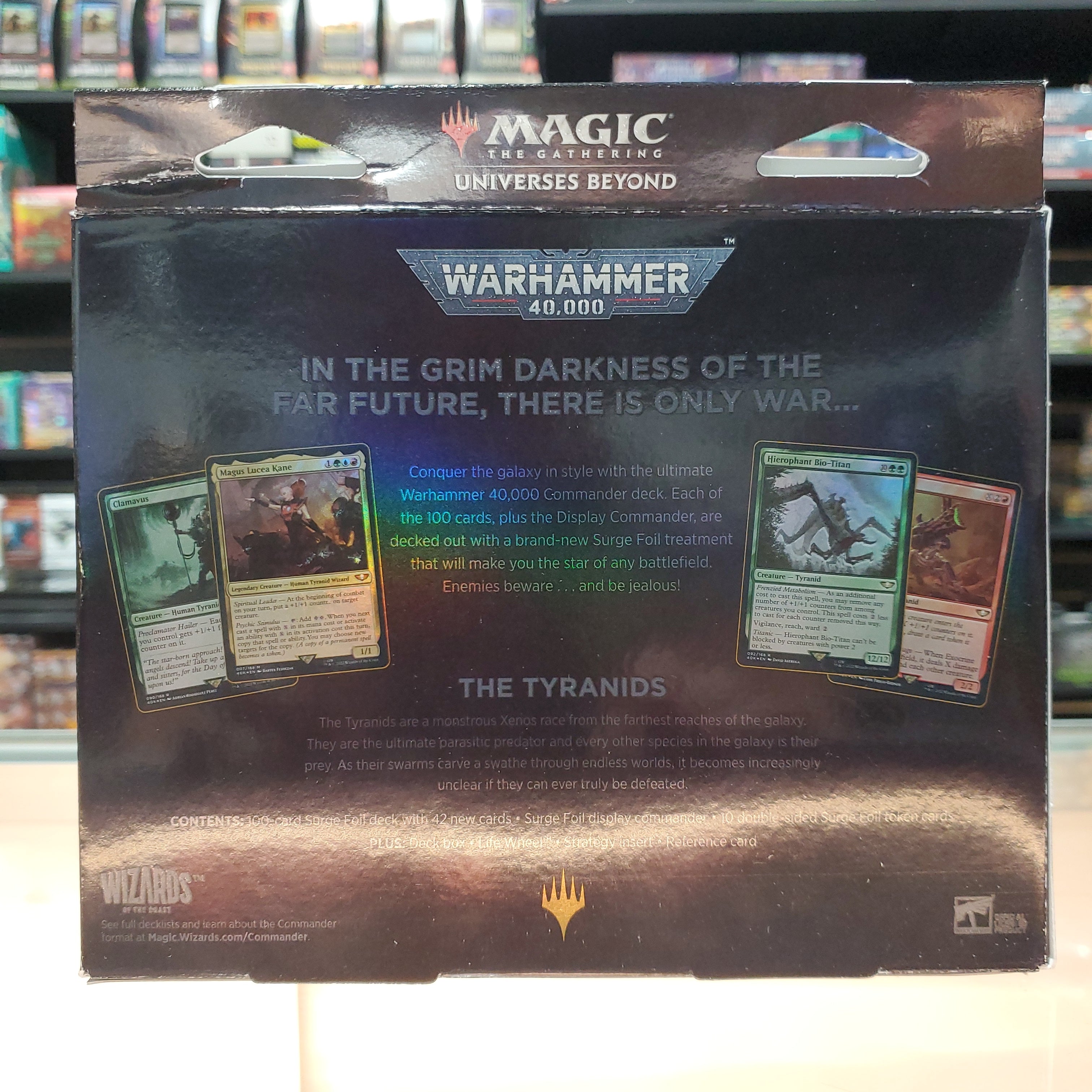 Hot Sale The Gathering - Universes Beyond: Warhammer 40.000 - Commander Deck (Tyranid Swarm - Collector's Edition)
