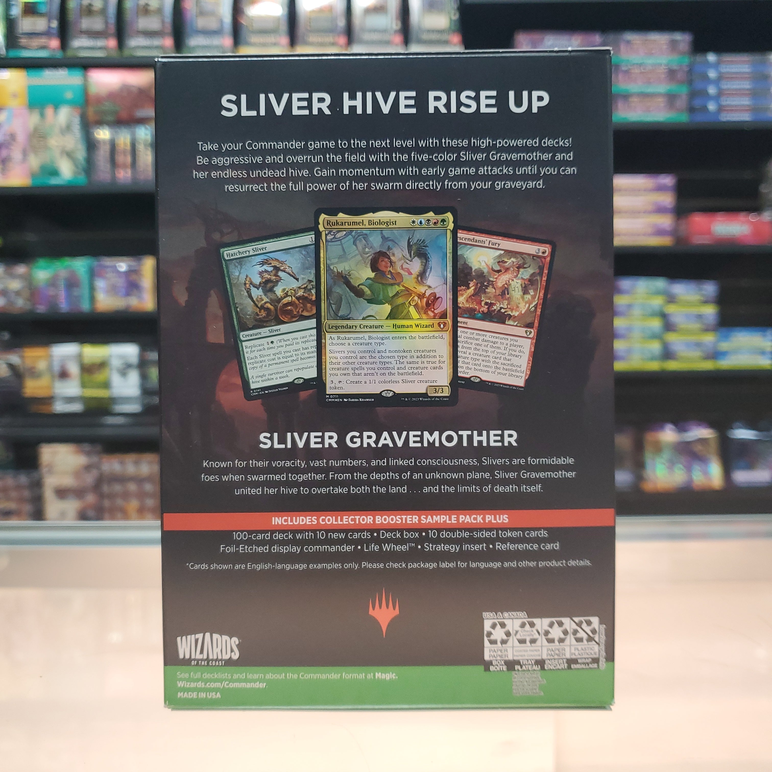 Hot Sale The Gathering - Commander Masters - Commander Deck (Sliver Swarm)