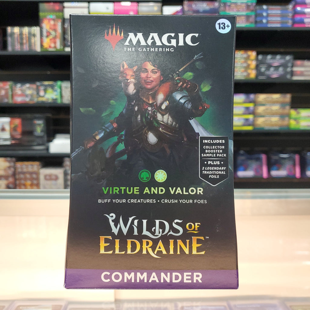 Hot Sale The Gathering - Wilds of Eldraine - Commander Deck (Virtue and Valor)