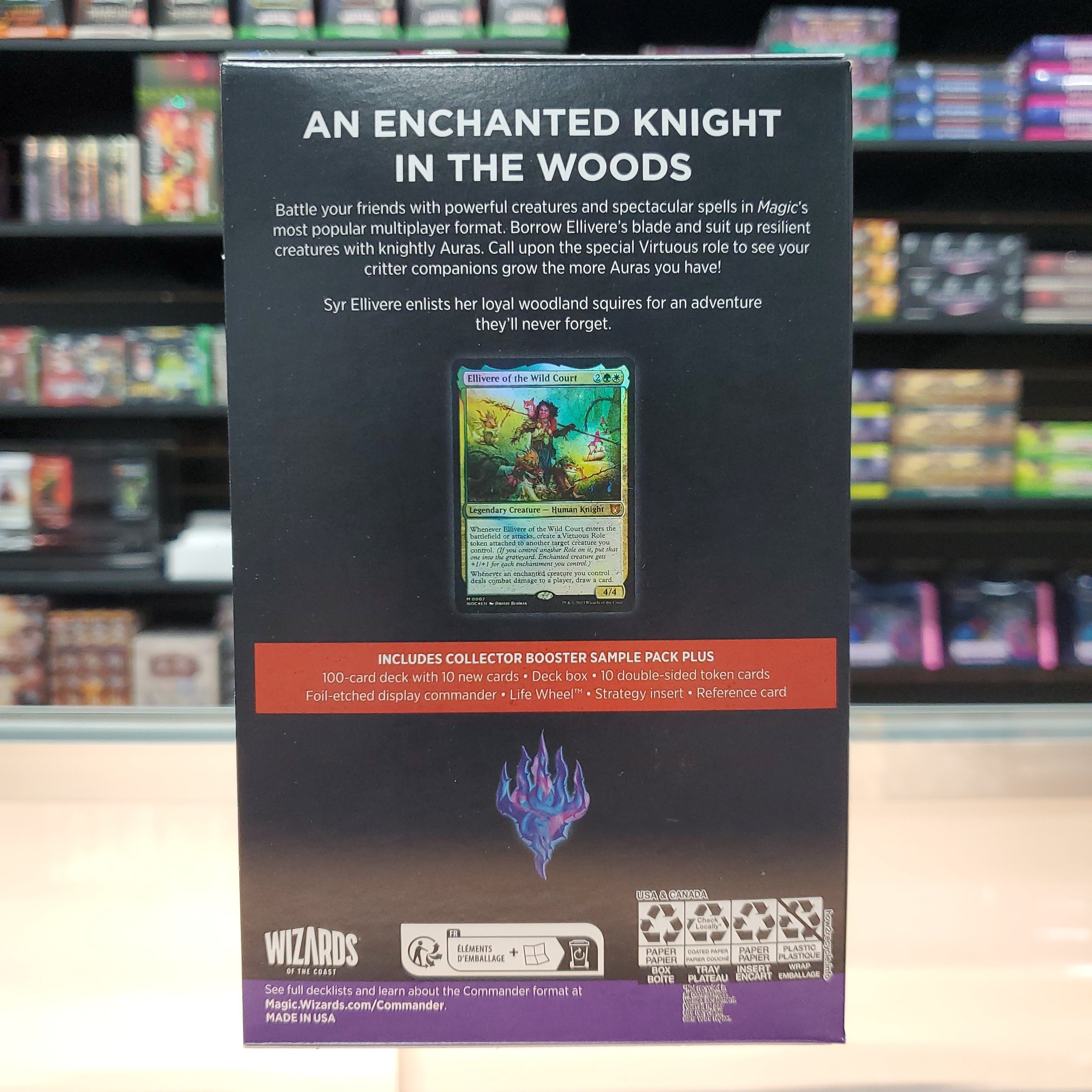 Hot Sale The Gathering - Wilds of Eldraine - Commander Deck (Virtue and Valor)