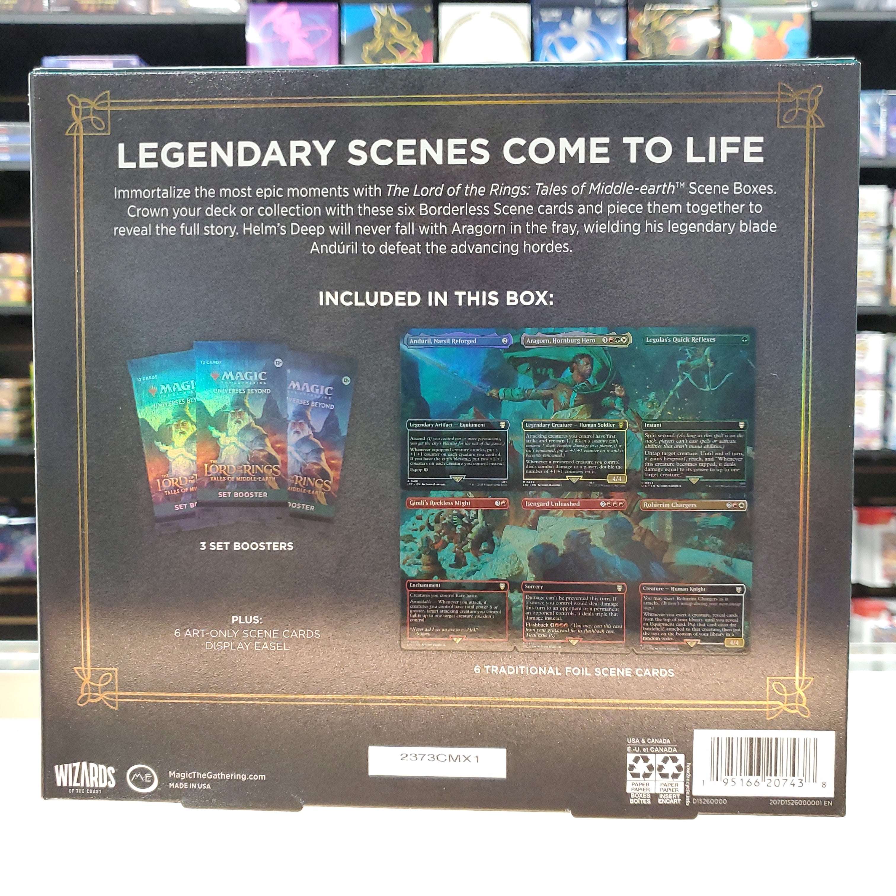 Hot Sale The Gathering - The Lord of the Rings: Tales of Middle-earth - Scene Box (Aragorn at Helm's Deep)