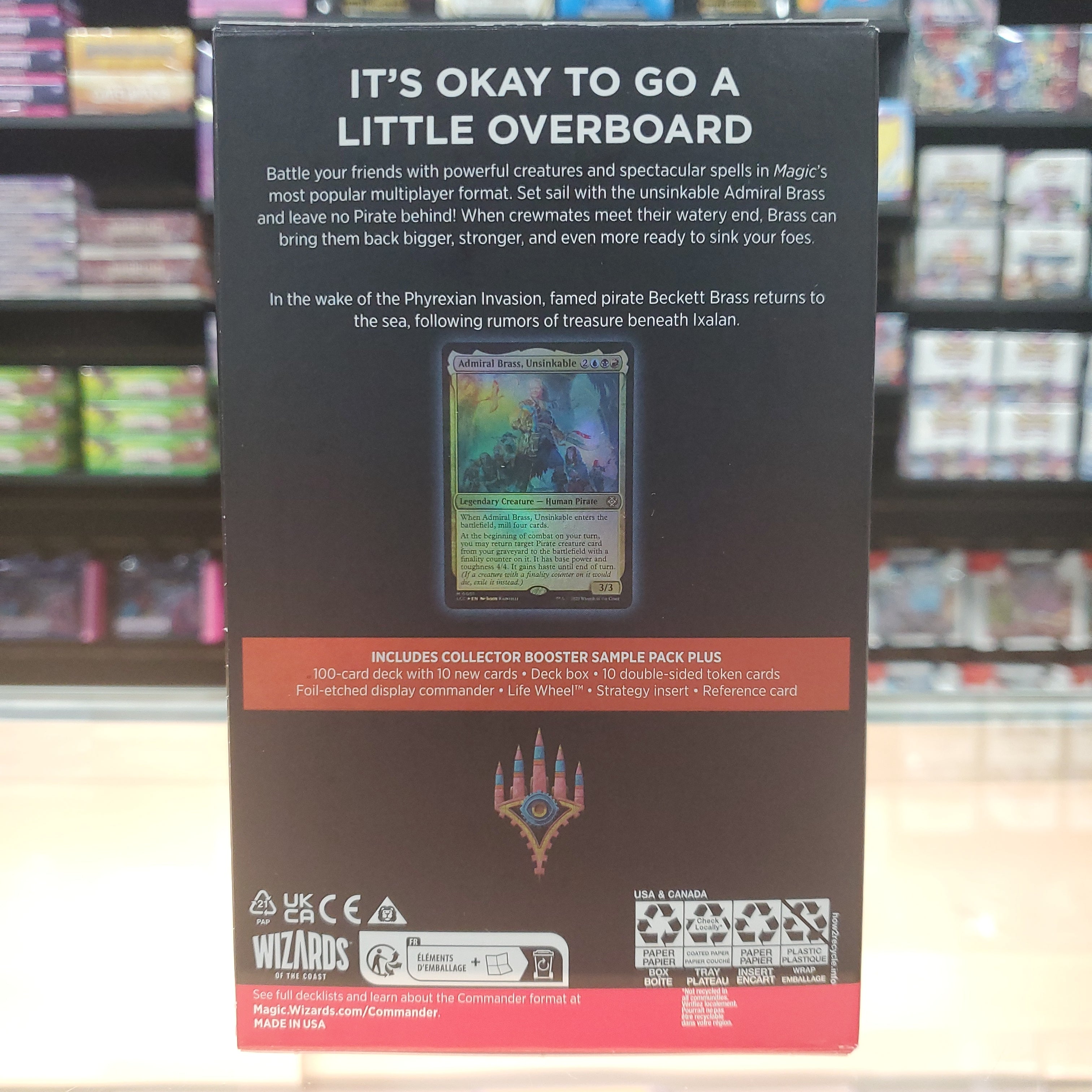 Hot Sale The Gathering - The Lost Caverns of Ixalan - Commander Deck (Ahoy Mateys)