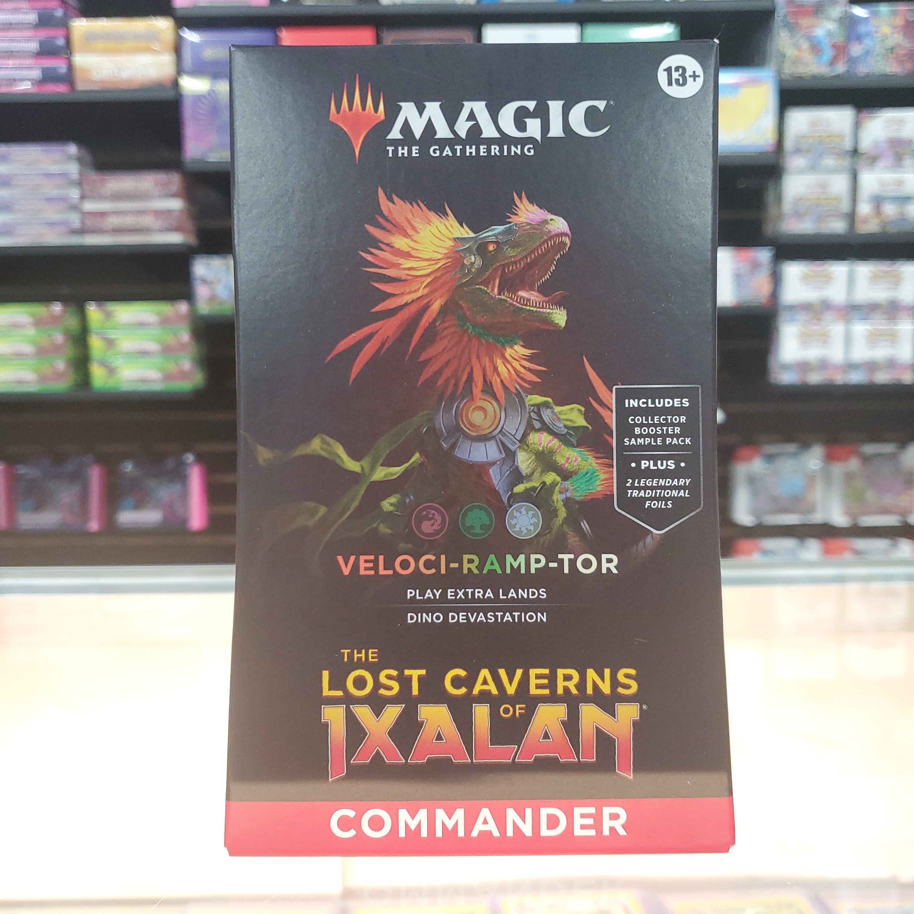Hot Sale The Gathering - The Lost Caverns of Ixalan - Commander Deck (Veloci-Ramp-Tor)
