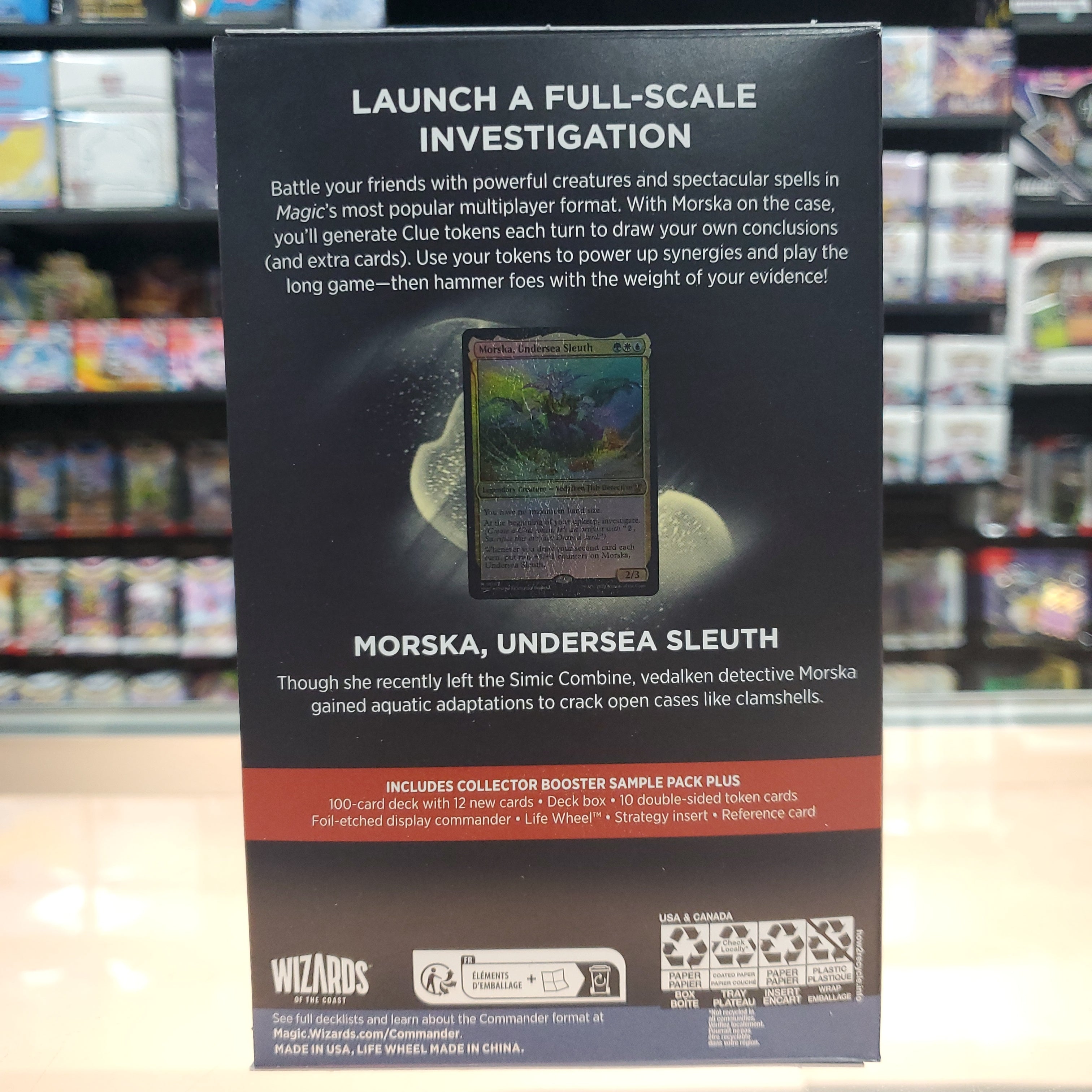 Hot Sale The Gathering - Murders at Karlov Manor - Commander Deck (Deep Clue Sea)