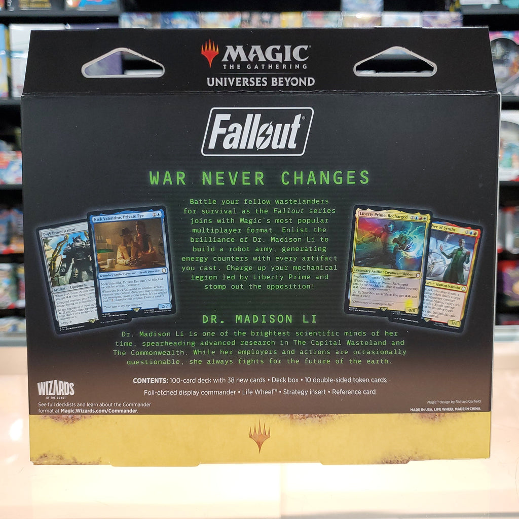 Hot Sale The Gathering - Fallout: - Science! Commander Deck