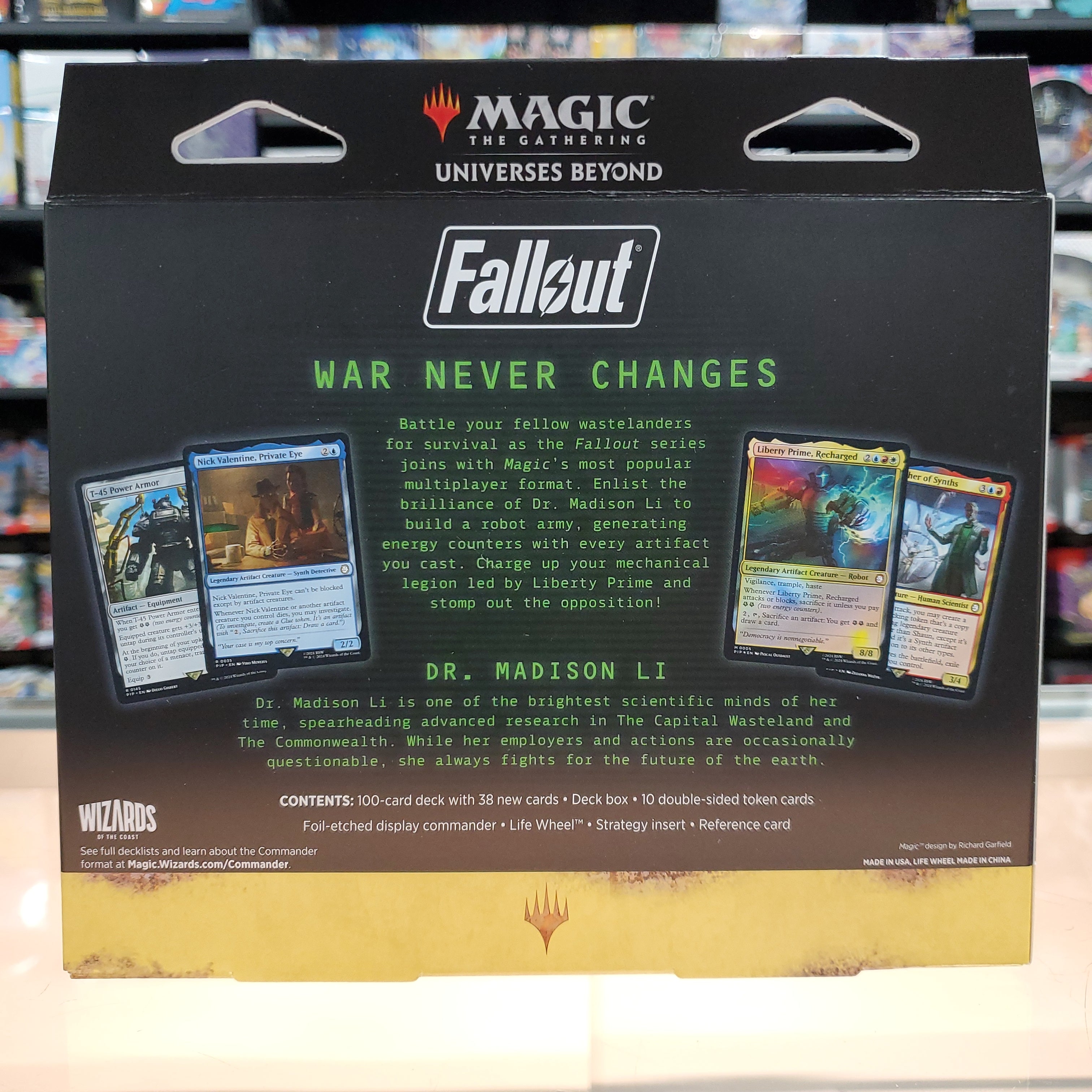 Hot Sale The Gathering - Fallout: - Science! Commander Deck