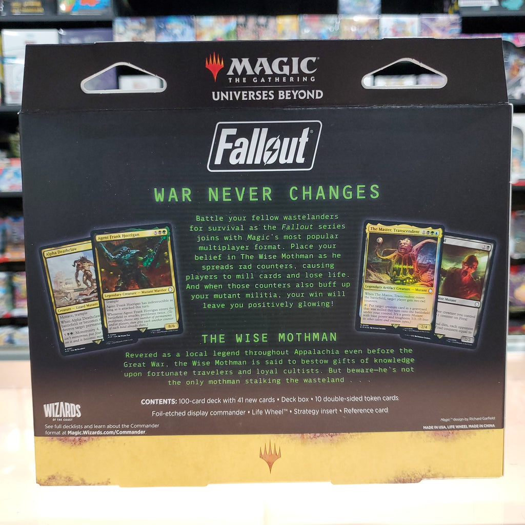 Hot Sale The Gathering - Fallout: - Mutant Menace Commander Deck