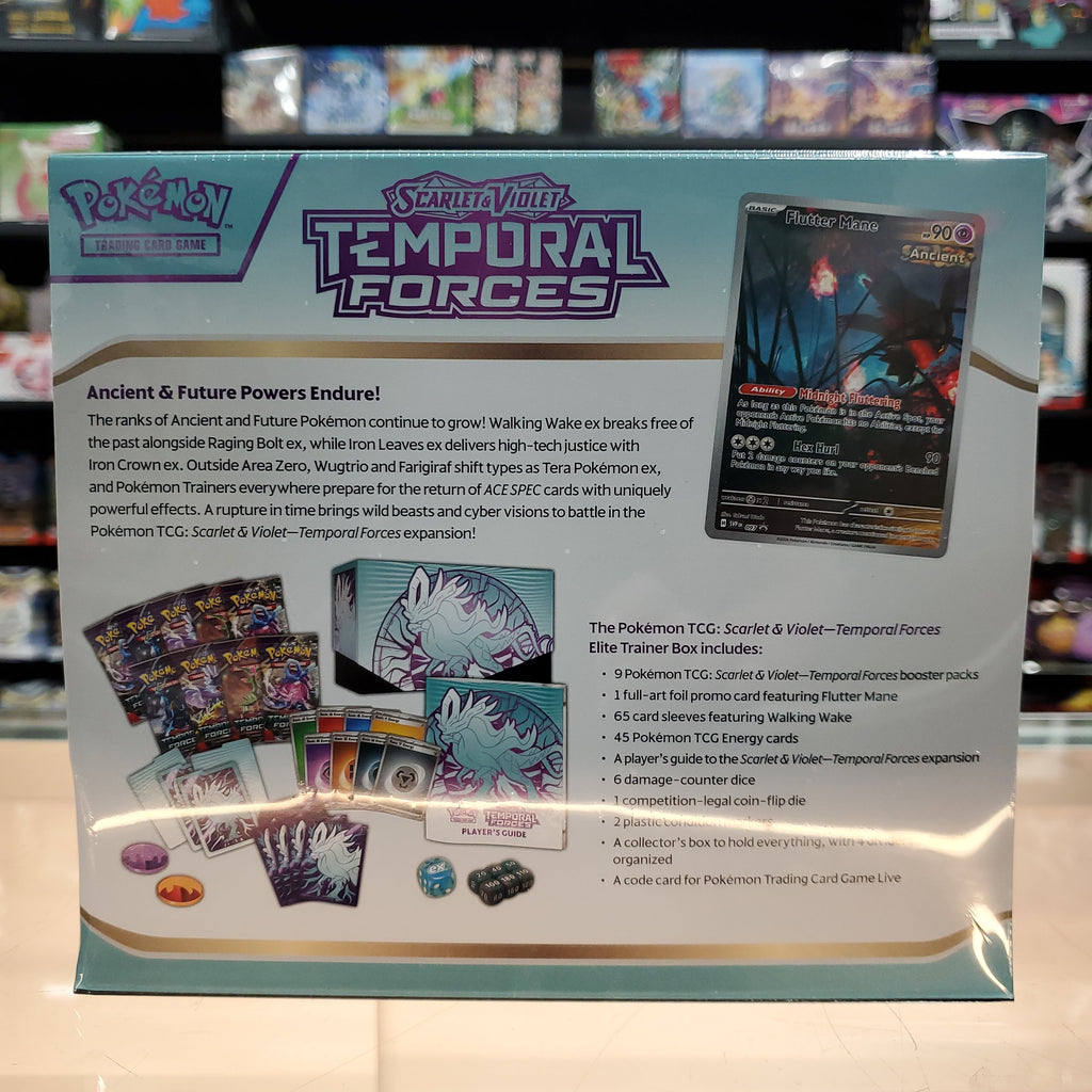 Hot Sale : Scarlet & Violet: Temporal Forces - Elite Trainer Box (Walking Wake)