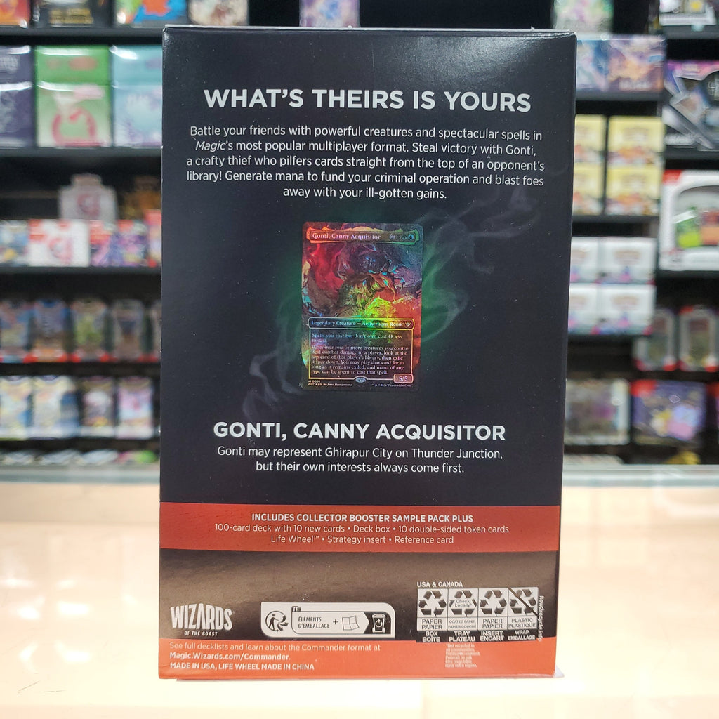 Hot Sale The Gathering - Outlaws of Thunder Junction - Commander Deck (Grand Larceny)