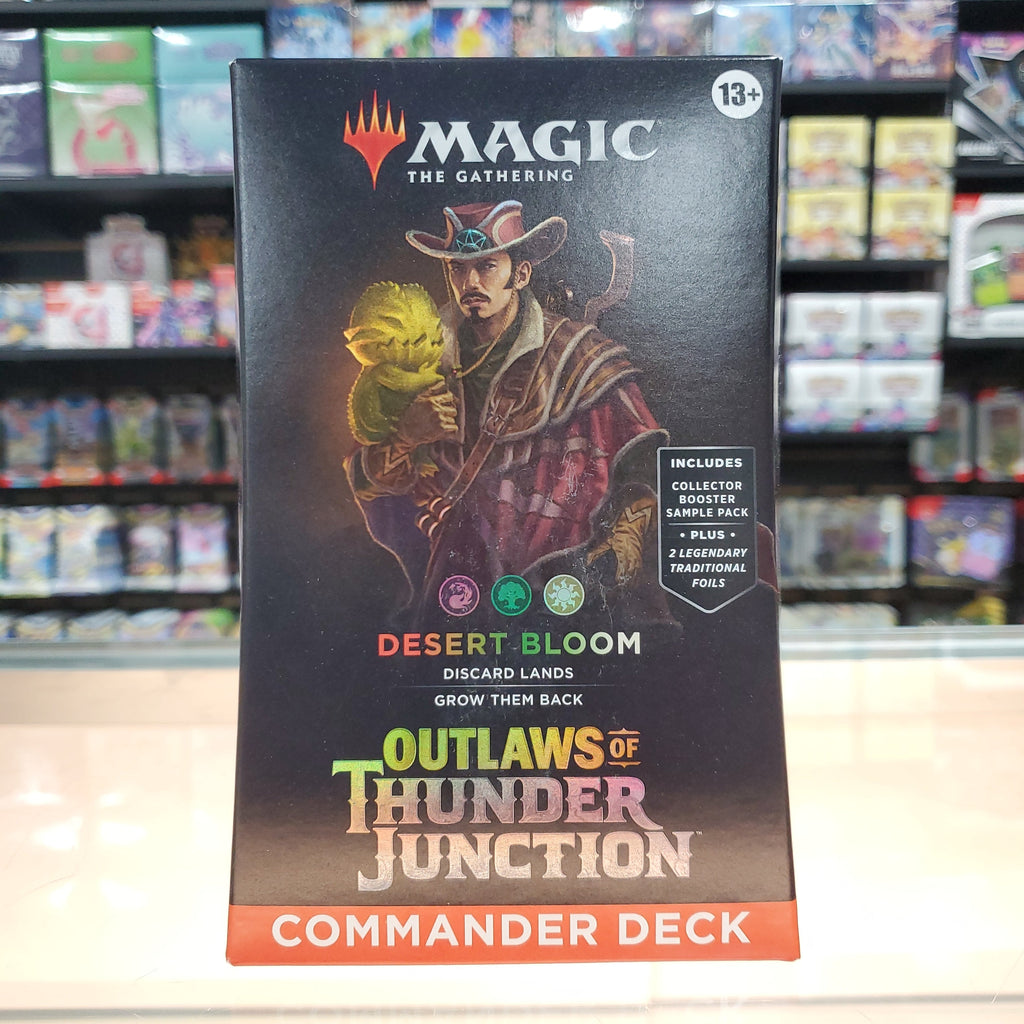 Hot Sale The Gathering - Outlaws of Thunder Junction - Commander Deck (Desert Bloom)