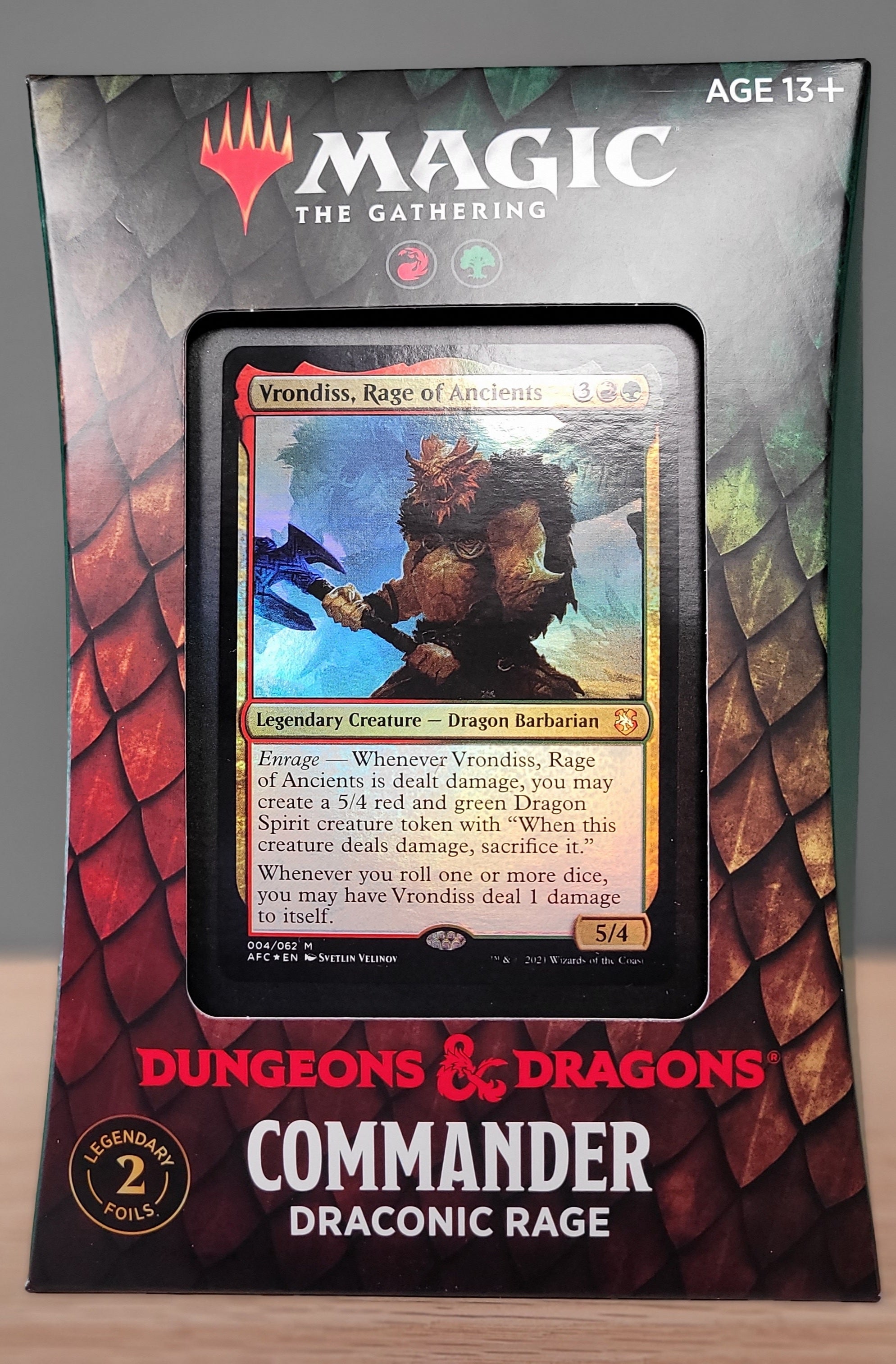 Hot Sale The Gathering - AFR Commander Deck - Draconic Rage