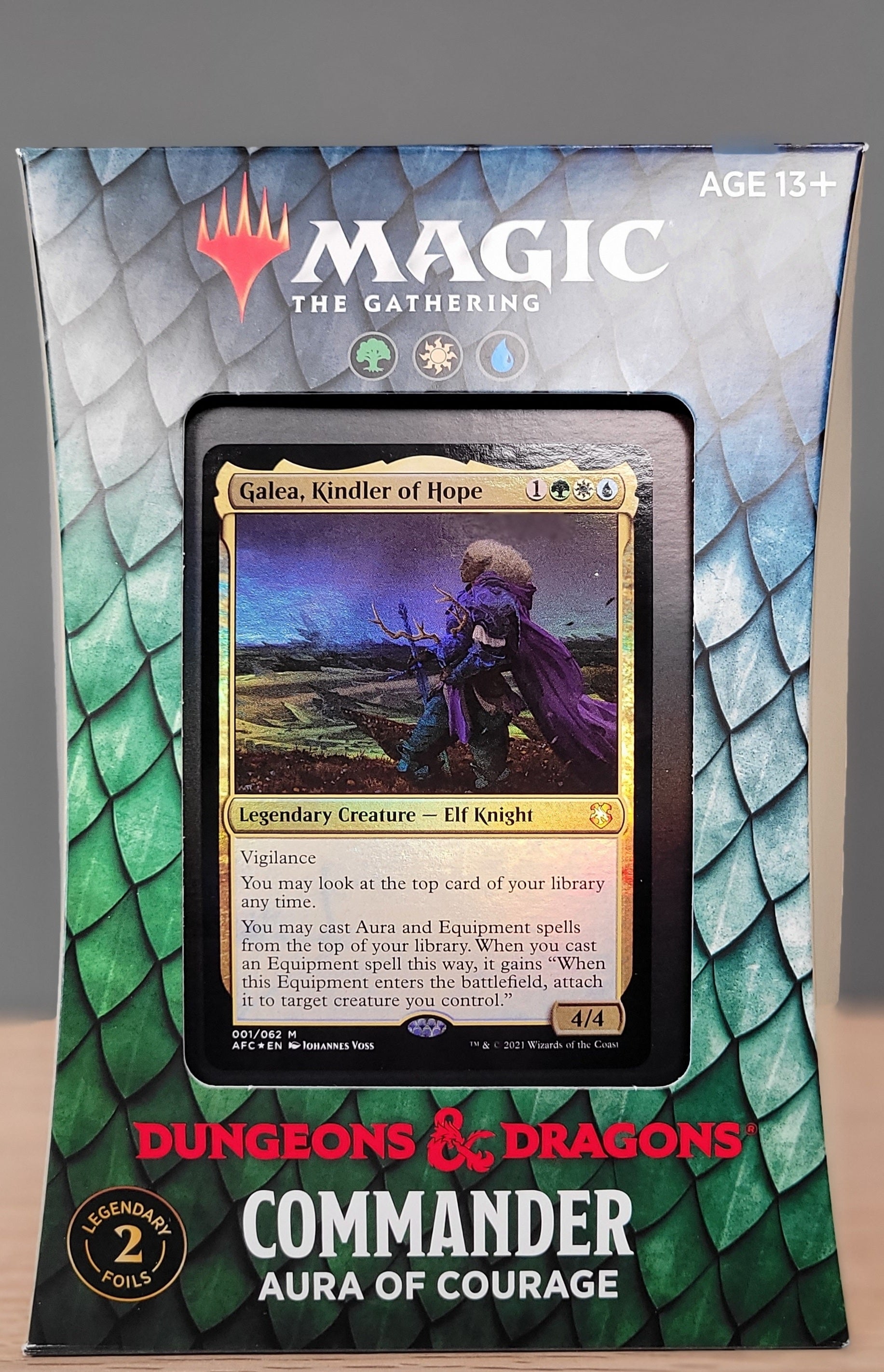 Hot Sale The Gathering - AFR Commander Deck - Aura of Courage