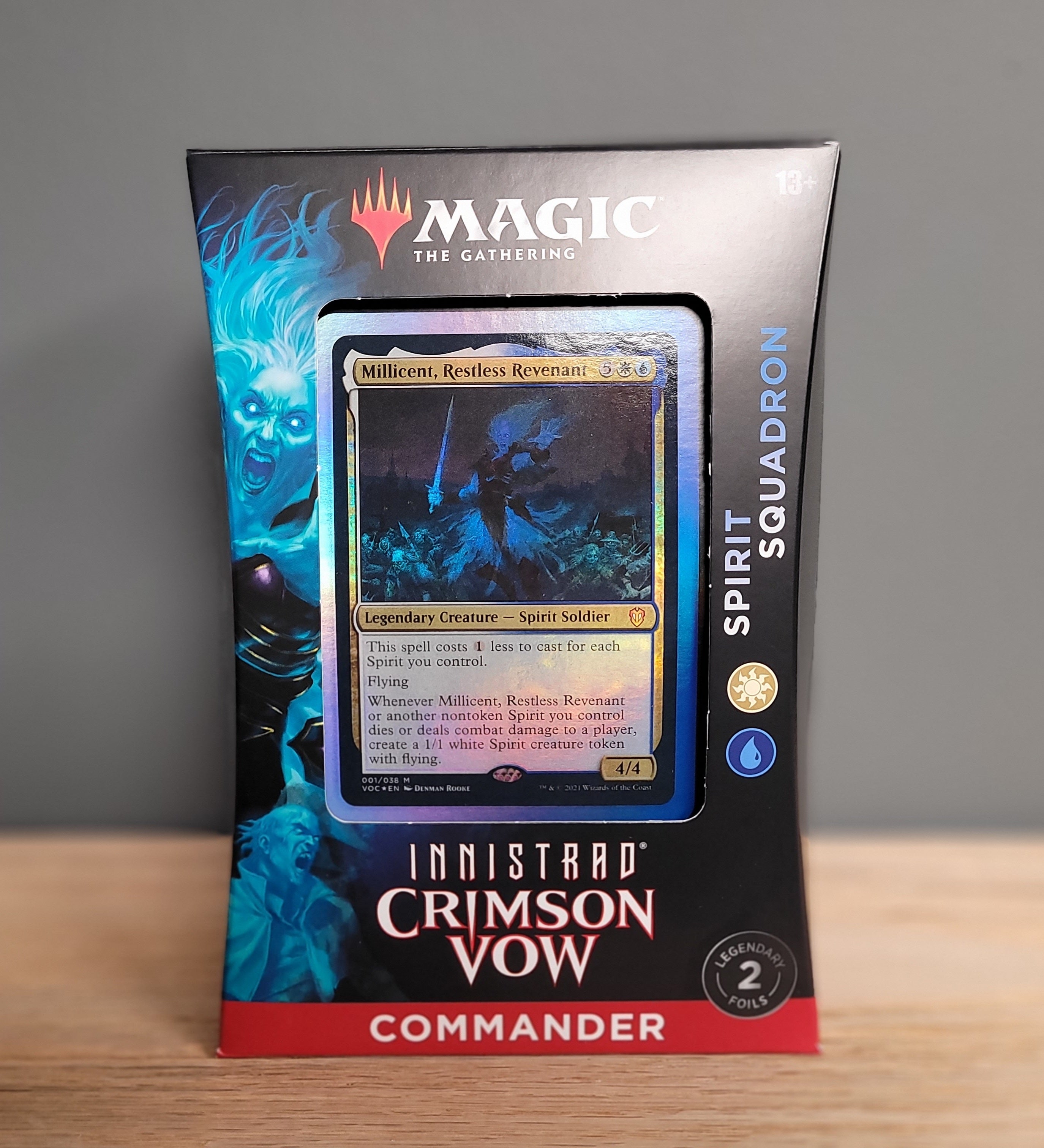 Hot Sale The Gathering - Crimson Vow Commander Deck - Spirit Squadron