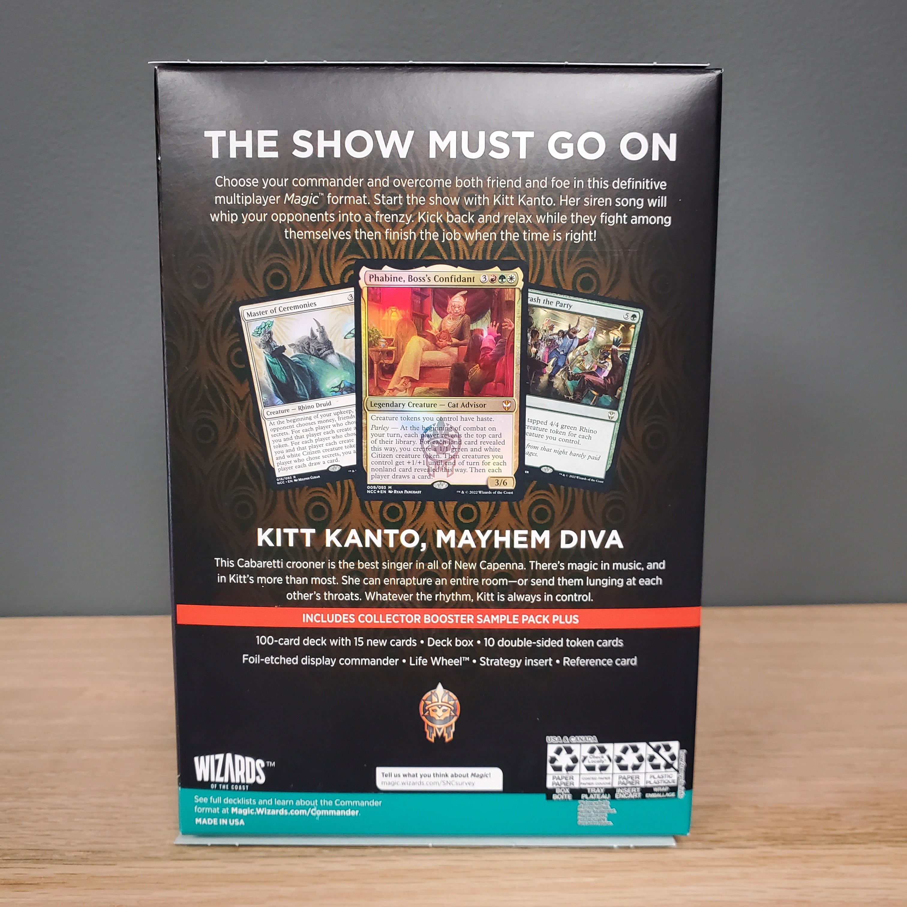 Hot Sale The Gathering - Streets of New Capenna - Commander Deck (Cabaretti Cacophony)