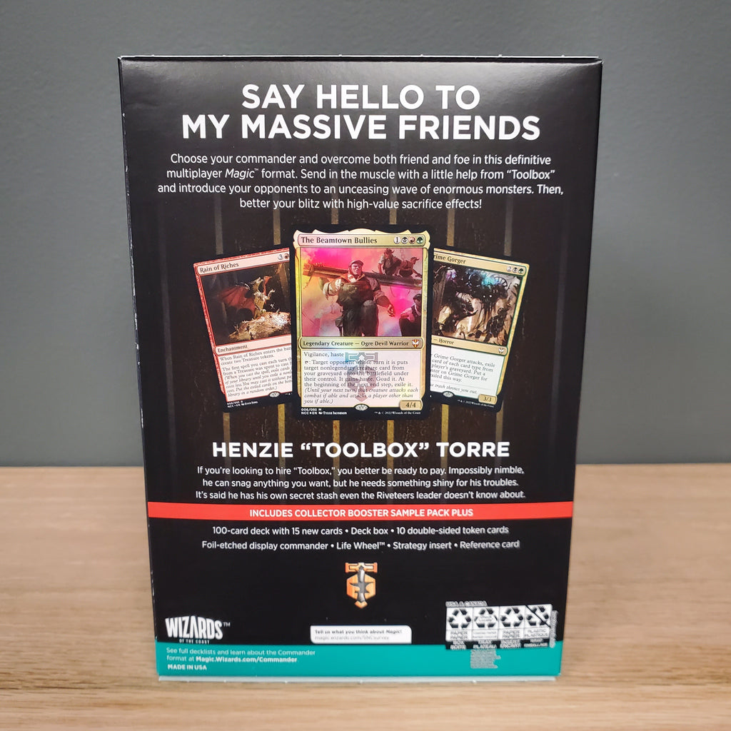 Hot Sale The Gathering - Streets of New Capenna - Commander Deck (Riveteers Rampage)