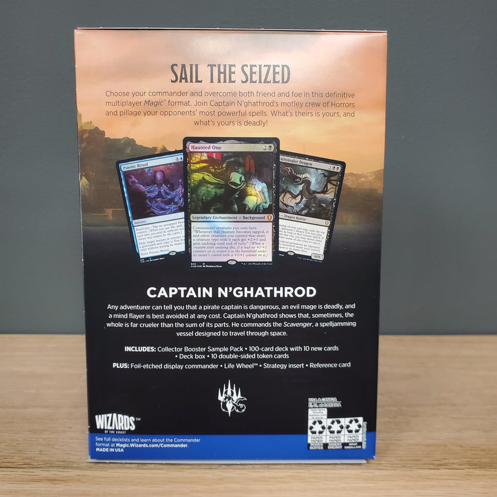 Hot Sale The Gathering - Commander Legends: Battle for Baldur's Gate - Commander Deck (Mind Flayarrrs)