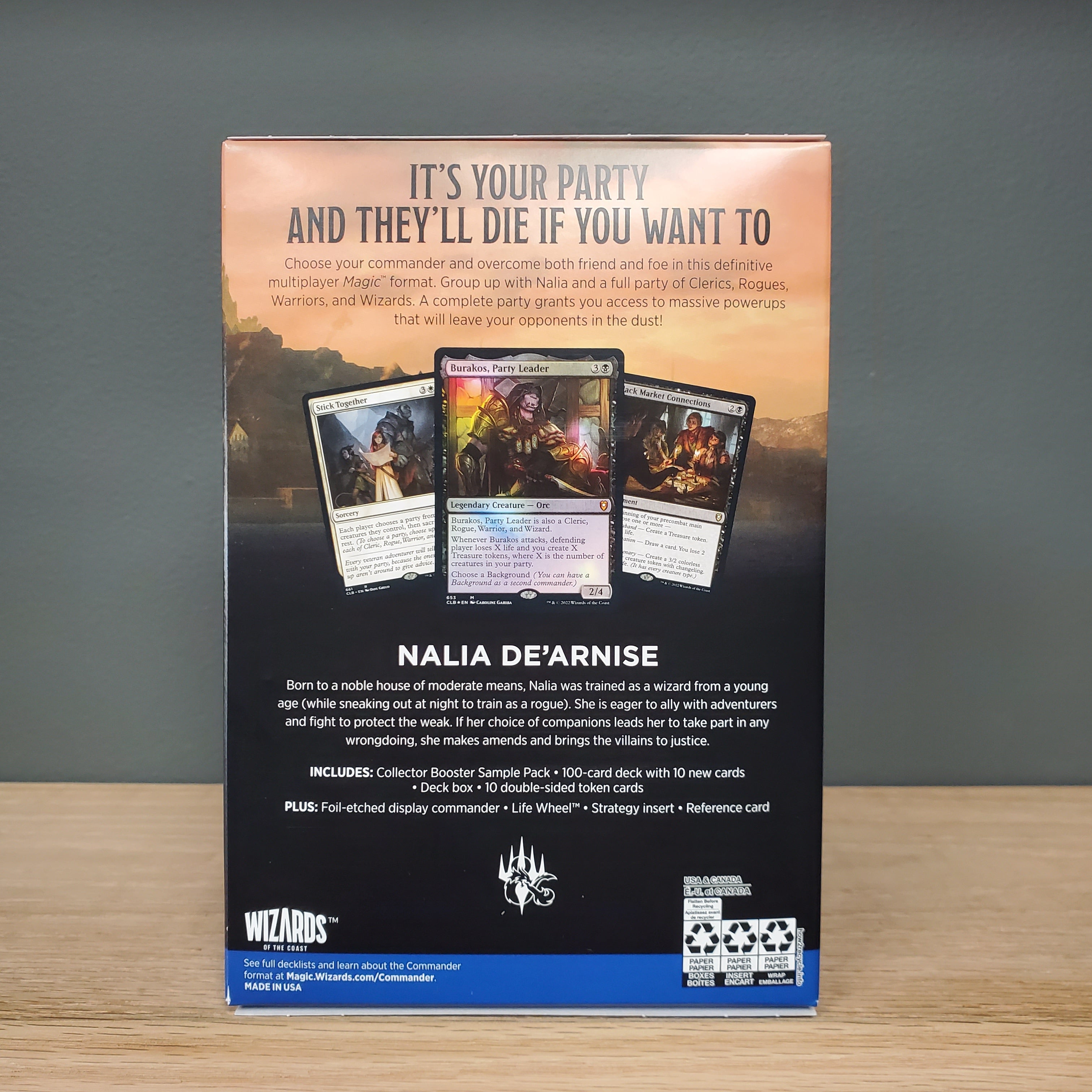 Hot Sale The Gathering - Commander Legends: Battle for Baldur's Gate - Commander Deck (Party Time)