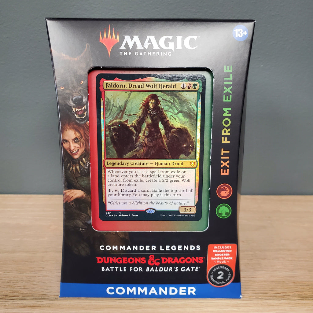 Hot Sale The Gathering - Commander Legends: Battle for Baldur's Gate - Commander Deck (Exit from Exile)