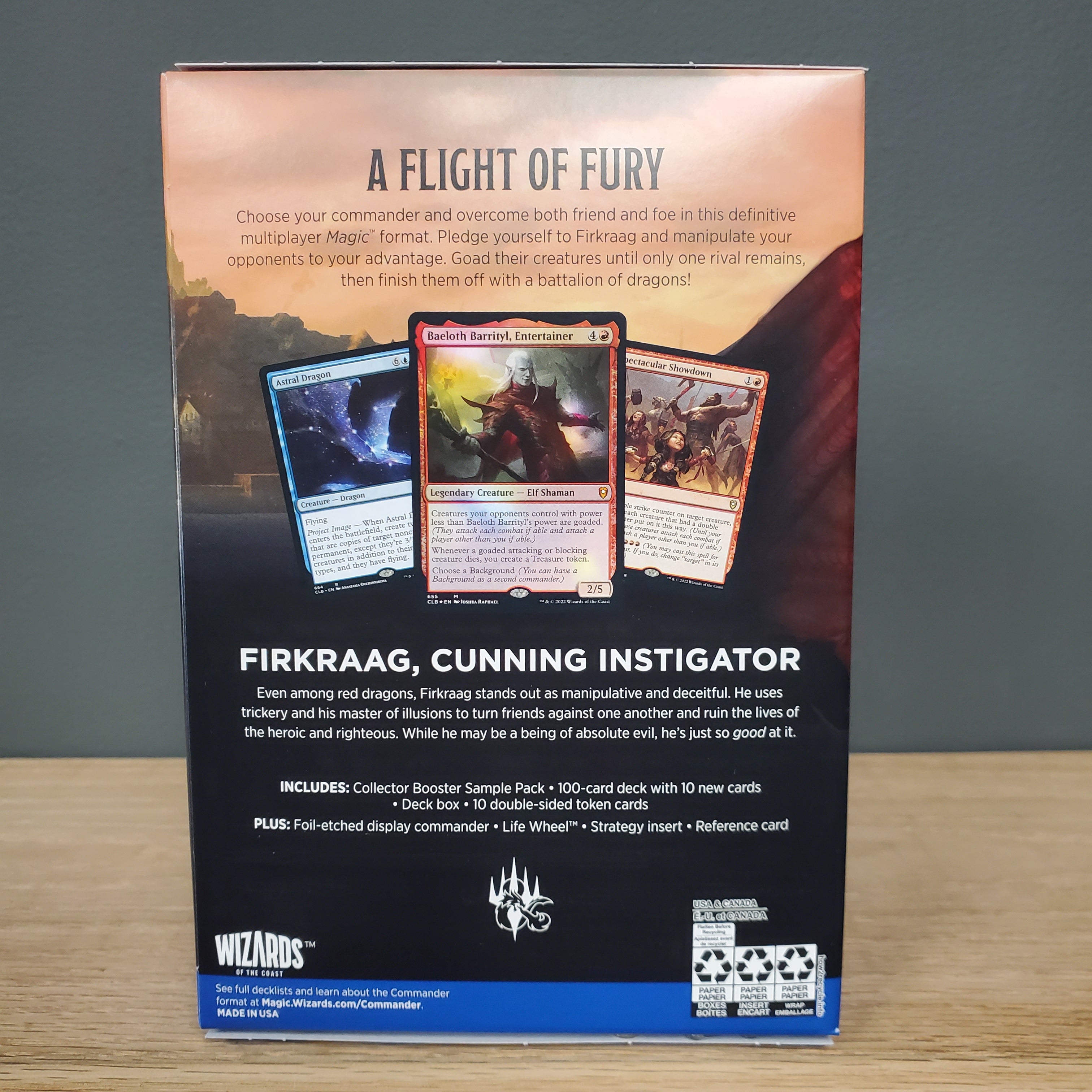 Hot Sale The Gathering - Commander Legends: Battle for Baldur's Gate - Commander Deck (Draconic Dissent)