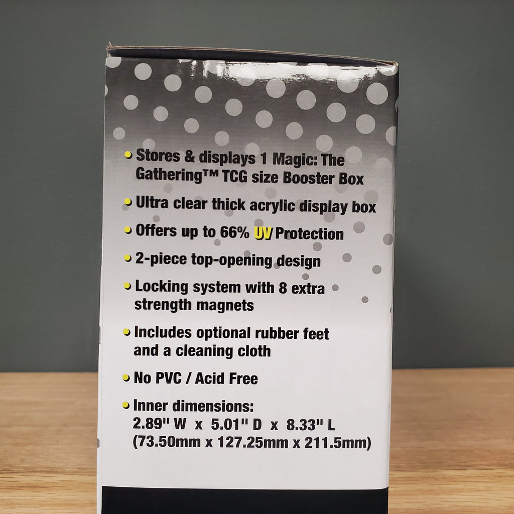 Hot Sale Acrylic Booster Box Display for Magic: The Gathering