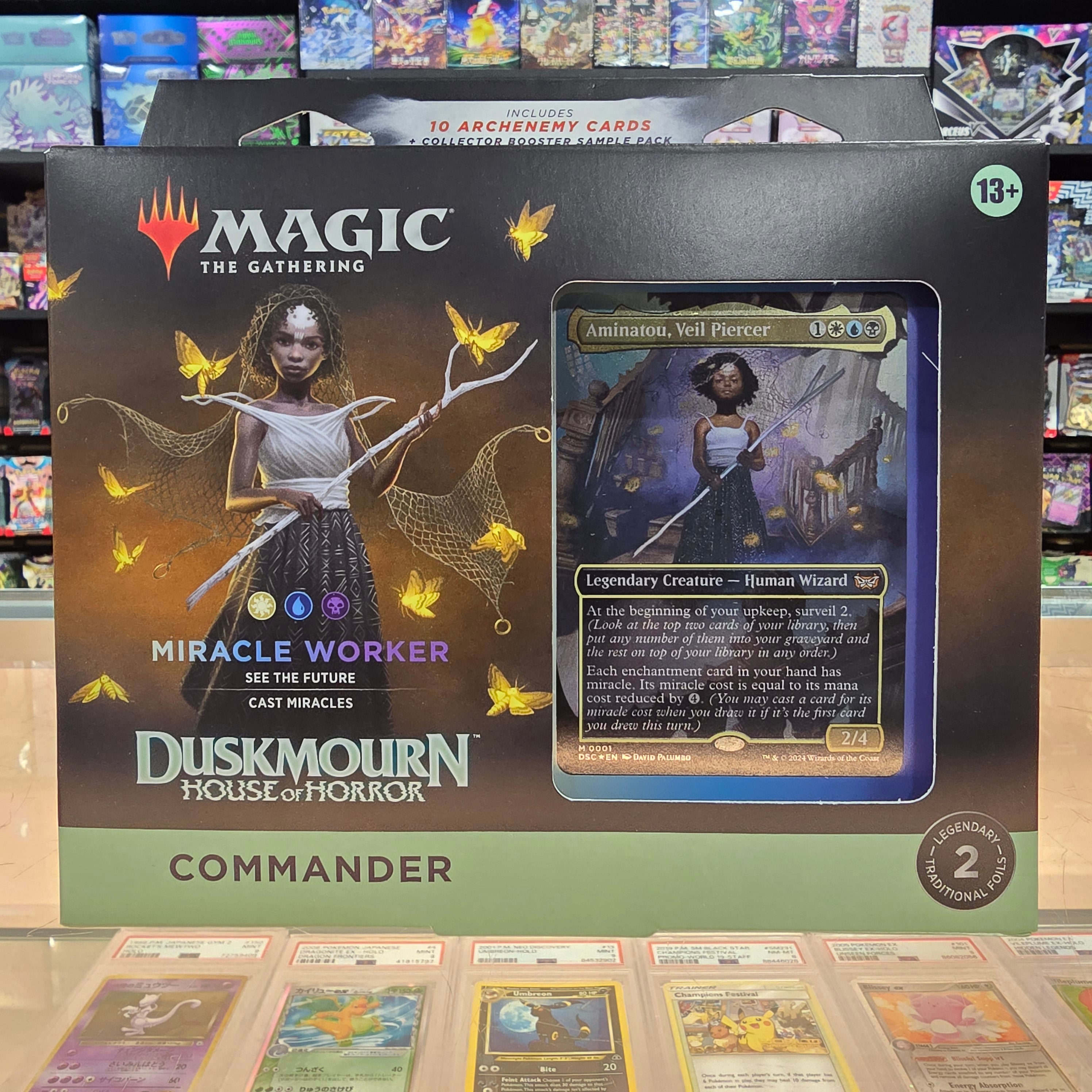 Hot Sale The Gathering - Duskmourn: House of Horror - Commander Deck (Miracle Worker)