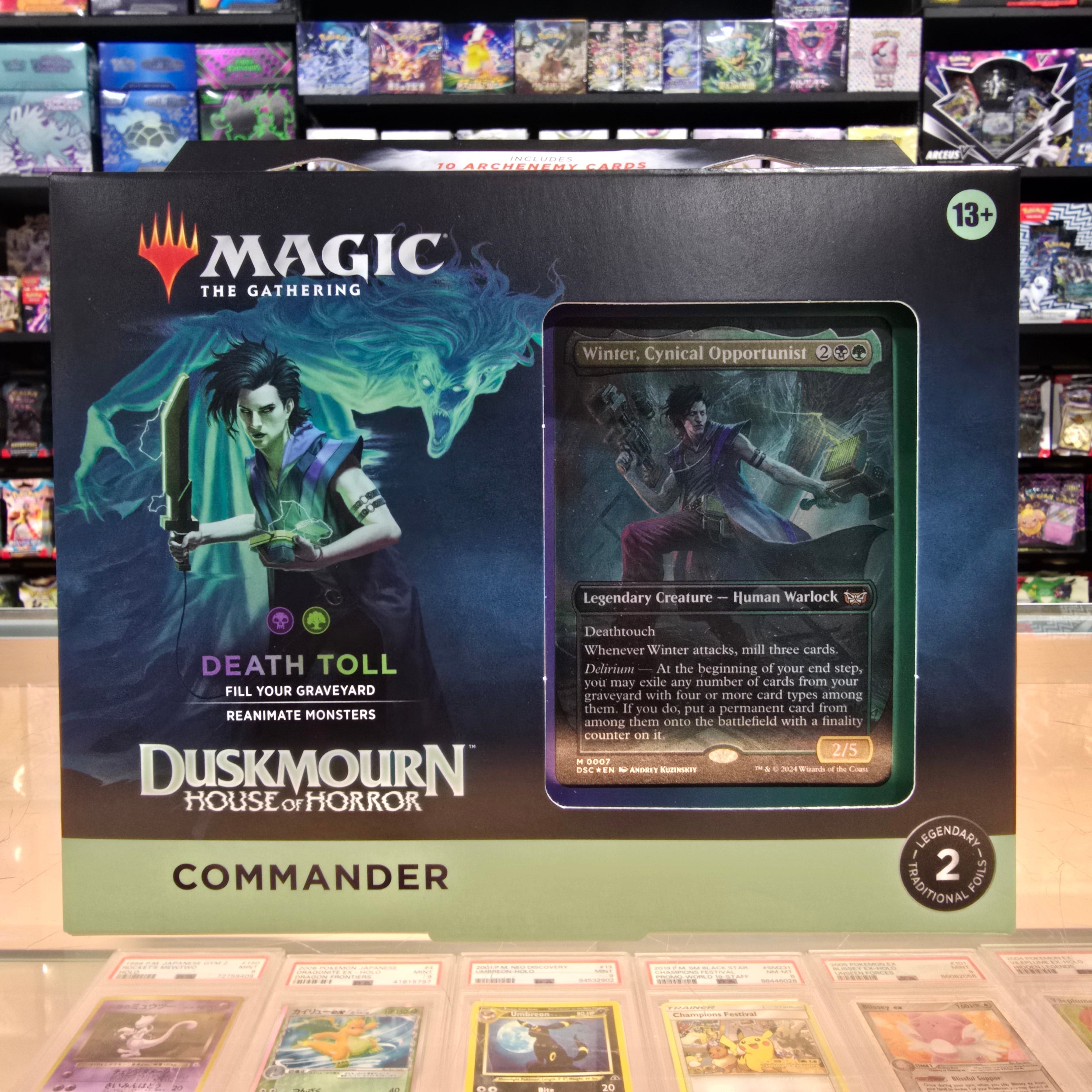 Hot Sale The Gathering - Duskmourn: House of Horror - Commander Deck (Death Toll)